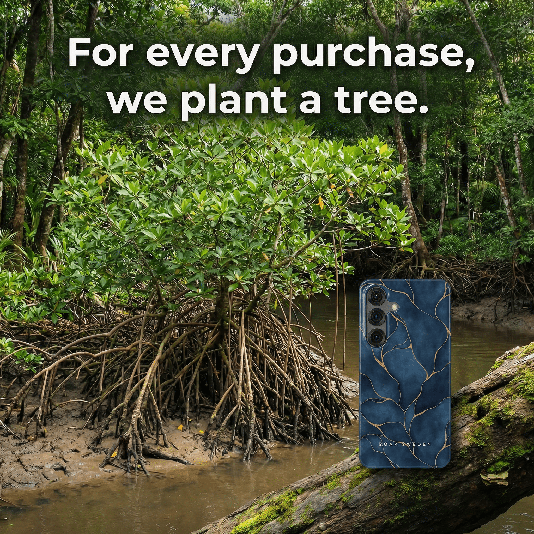 Hur mycket hjälper ett mobilskal med trädplantering egentligen? - Roar Sweden