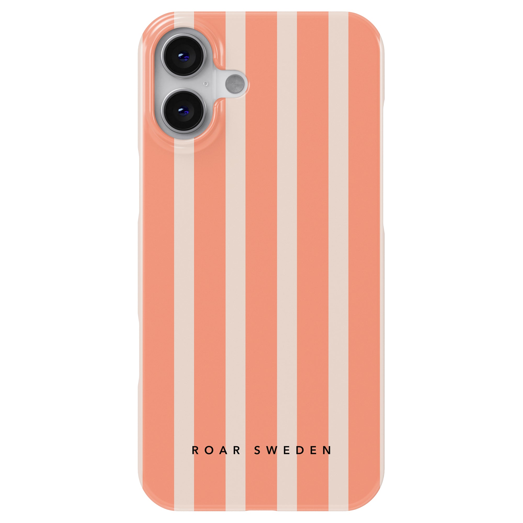 Slim mobilskal – Apricot Stripes