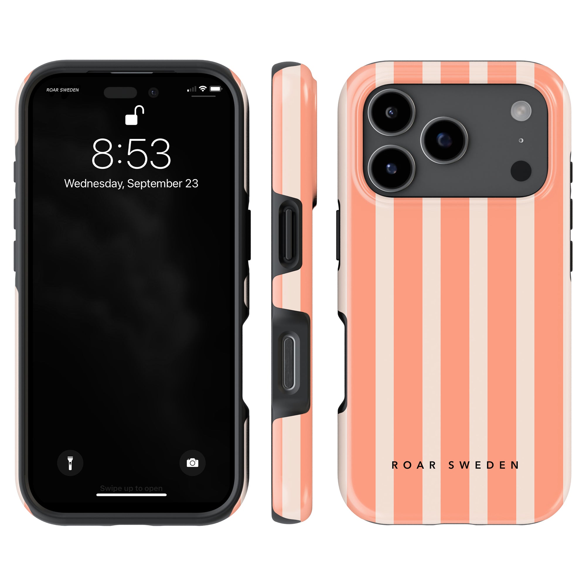 Apricot Stripes - Magsafe Tough Case - Roar Sweden