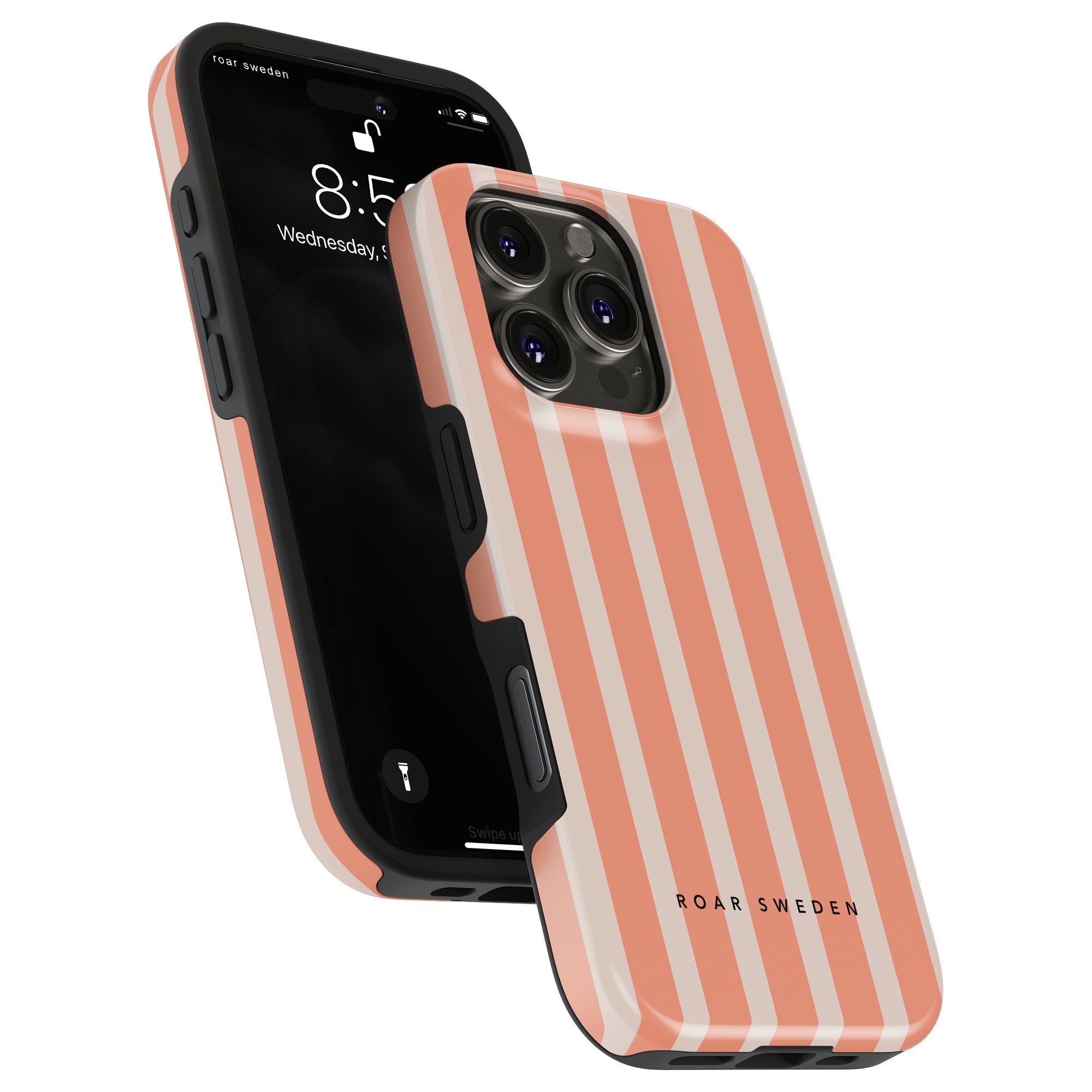 Tough mobilskal - Apricot Stripes