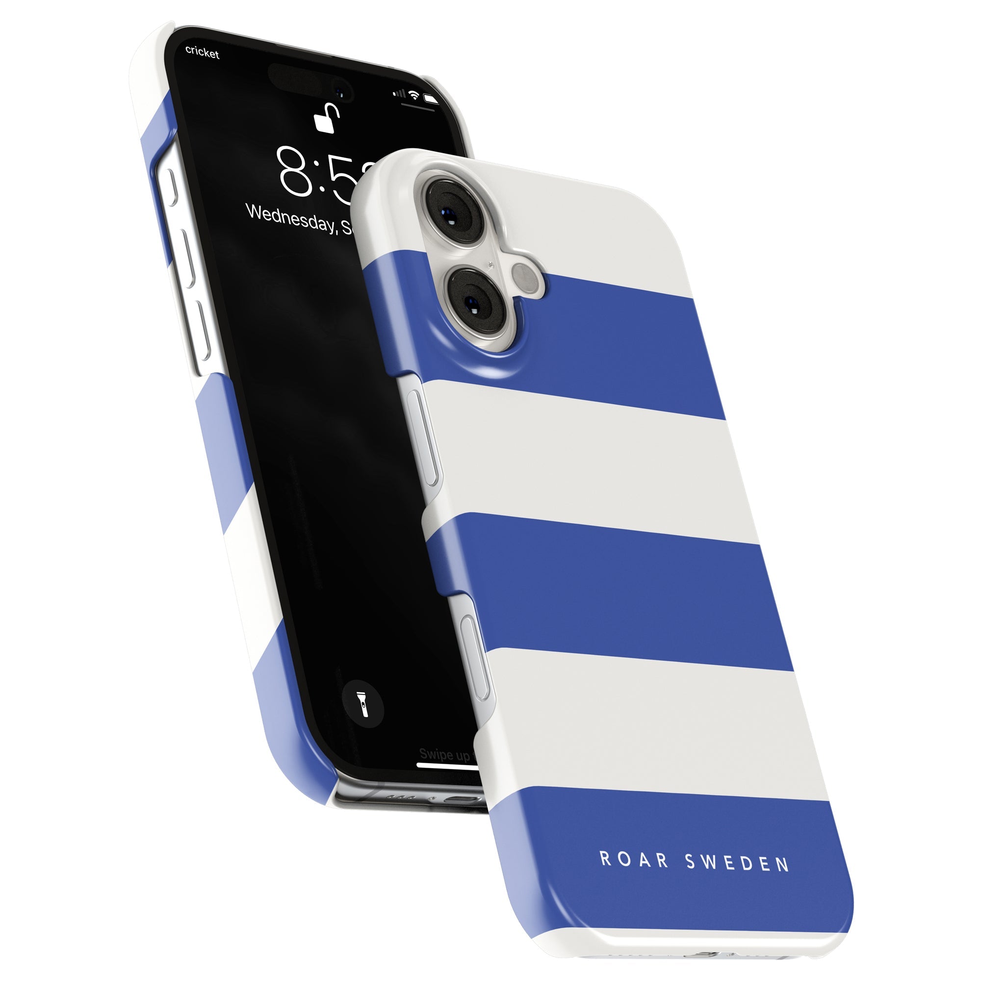 Slim mobilskal – Arctic Stripes