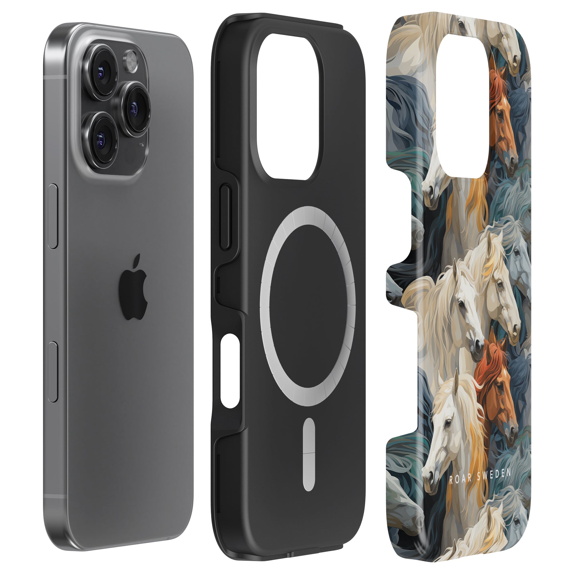 Plaid Horse MagSafe mobilskal – Artsy Horses