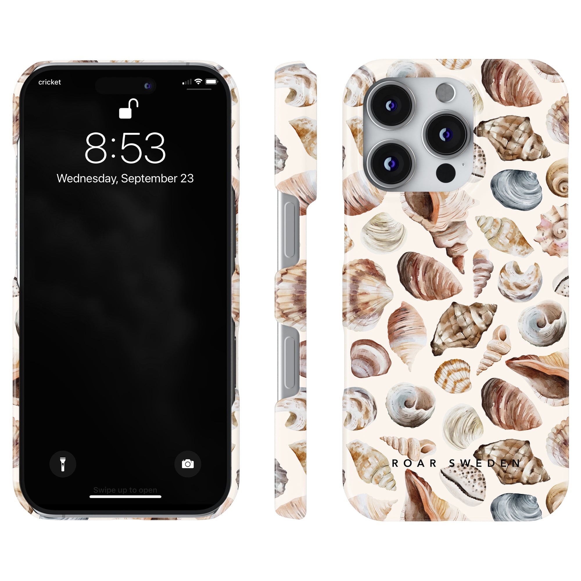Slim mobilskal – Beach Shells