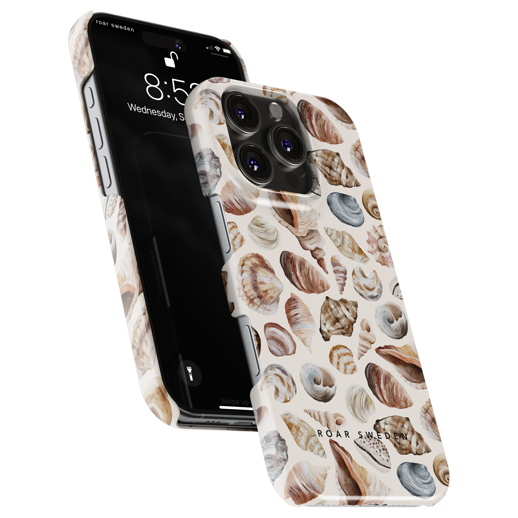 Slim mobilskal – Beach Shells