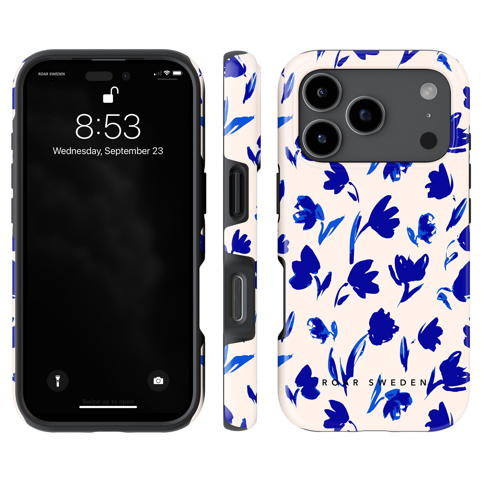 MagSafe mobilskal – Blue Flowers