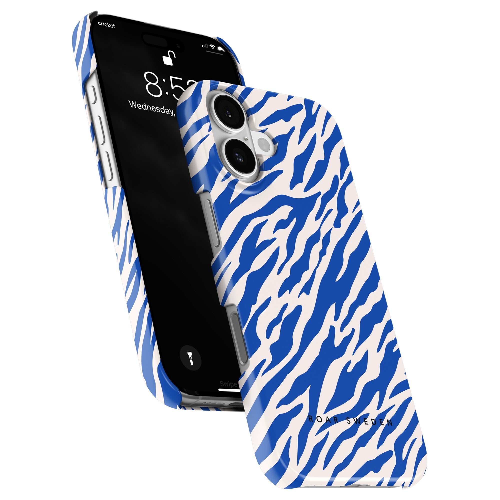 Tiger Slim mobilskal – Blue Stripes