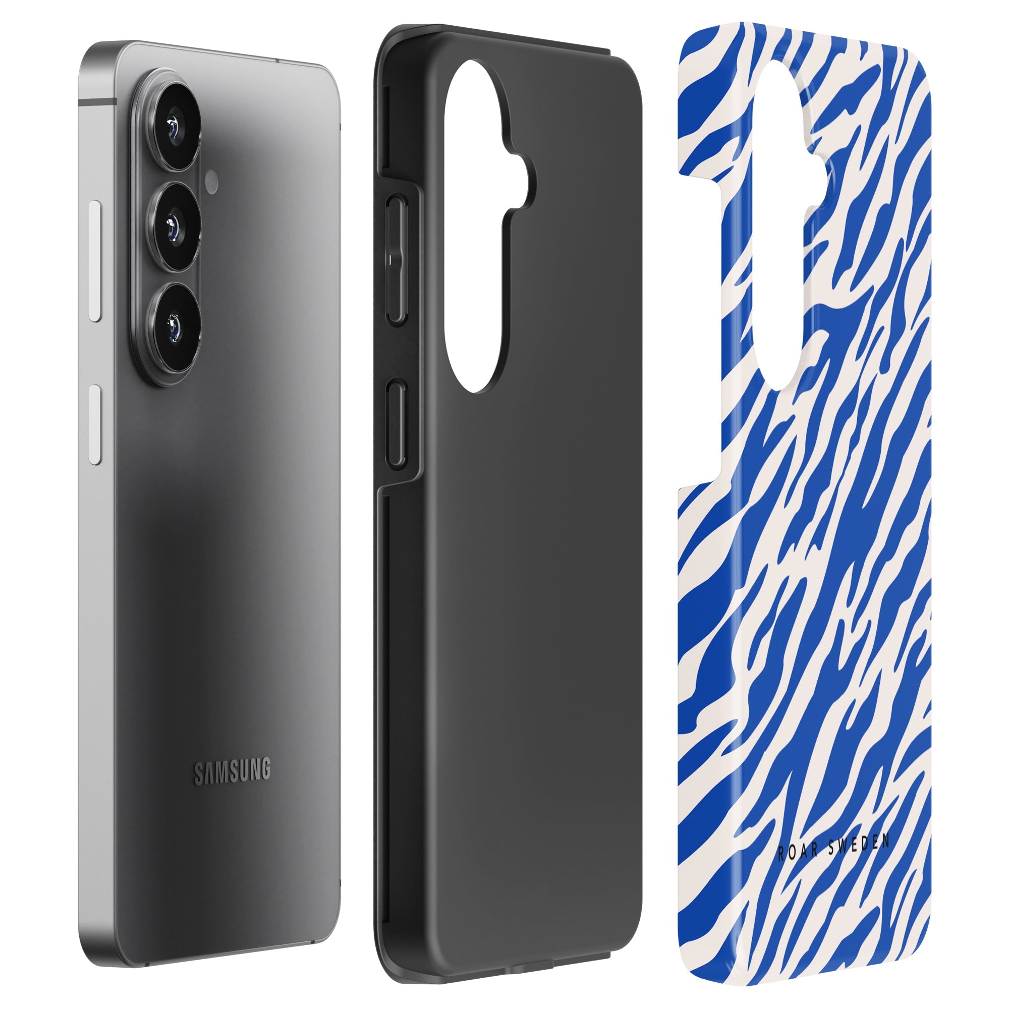 Tough mobilskal – Blue Stripes