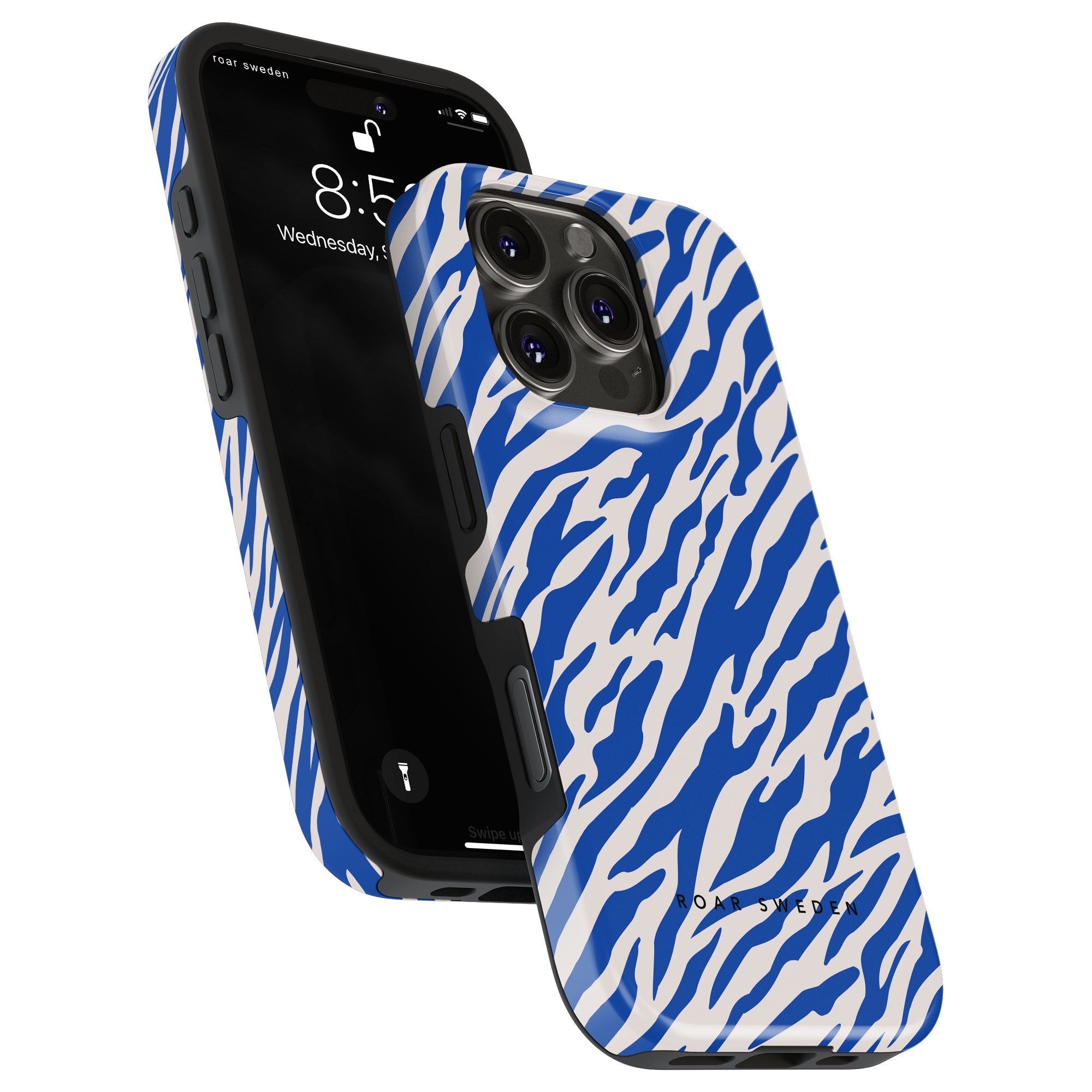 Tough mobilskal - Blue Stripes