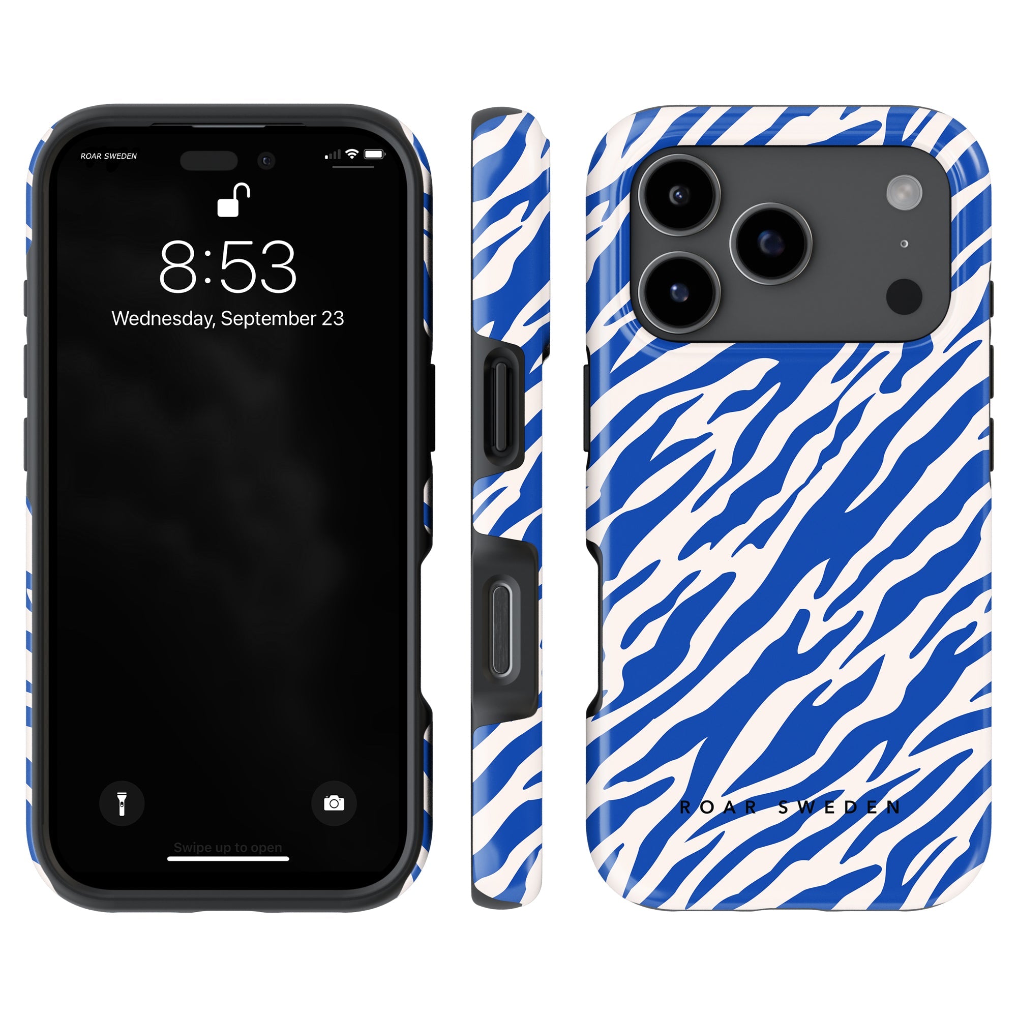 Tiger Tough mobilskal – Blue Stripes