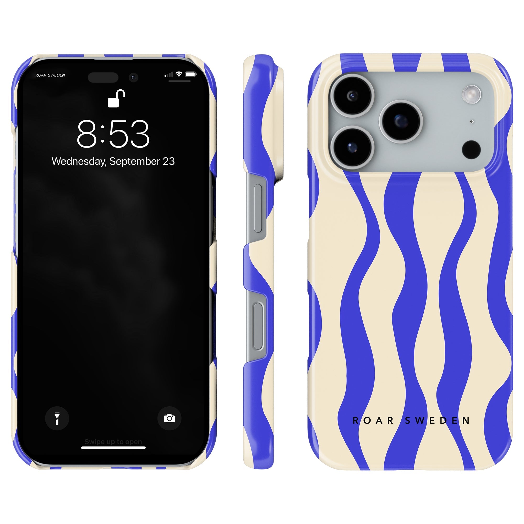 Slim mobilskal – Blue Waves
