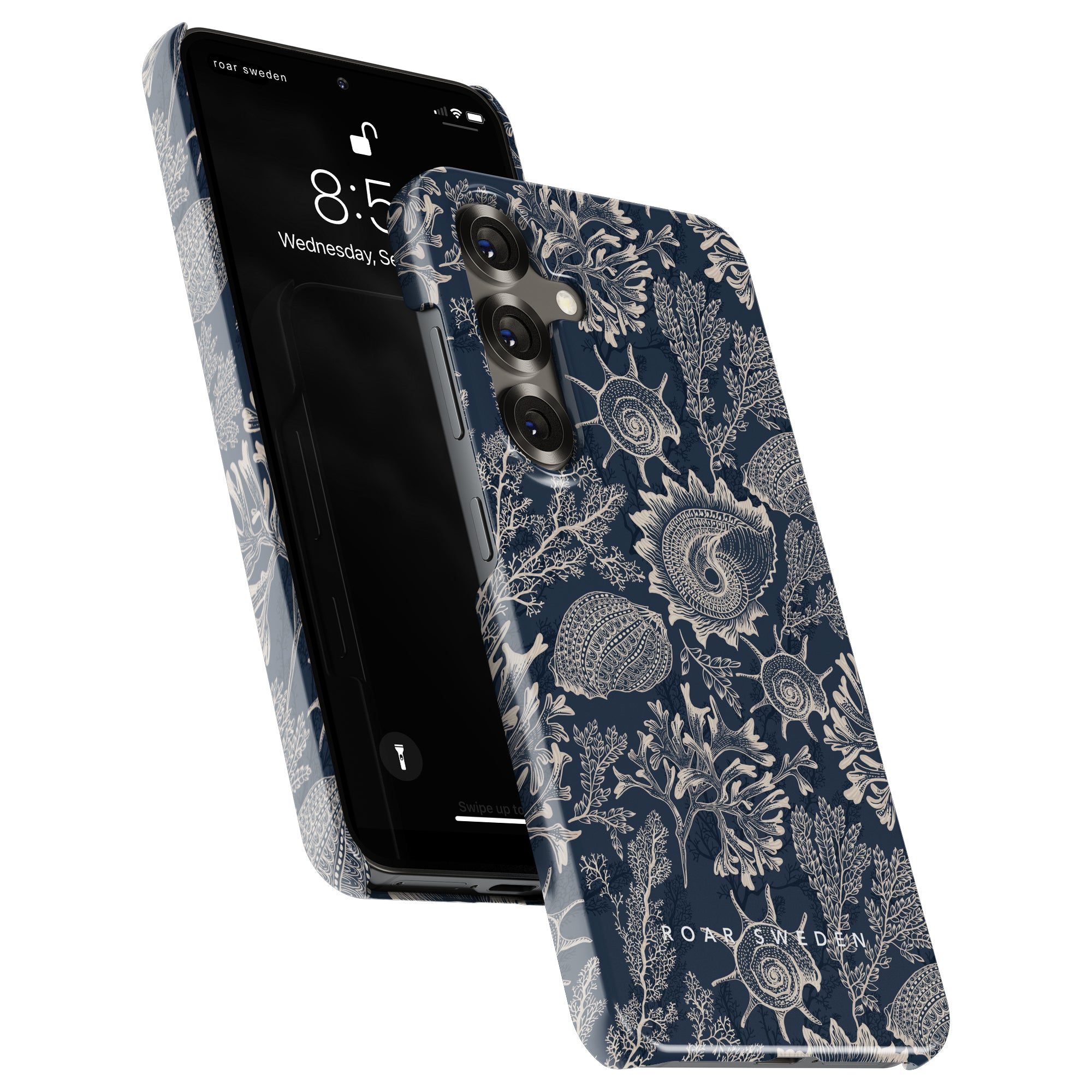 Slim mobilskal – Blue Corals