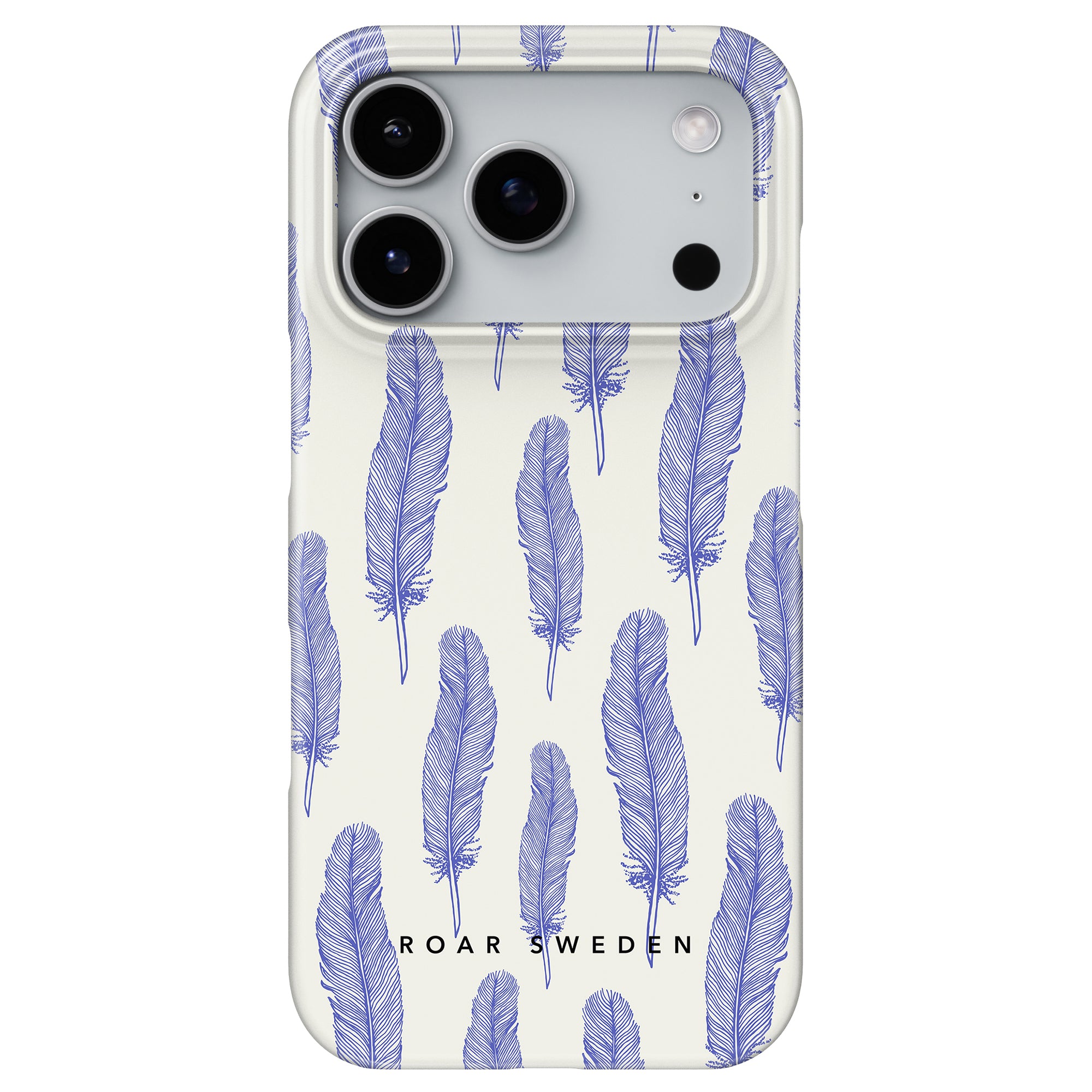 Blue Feathers - Slim case - Roar Sweden