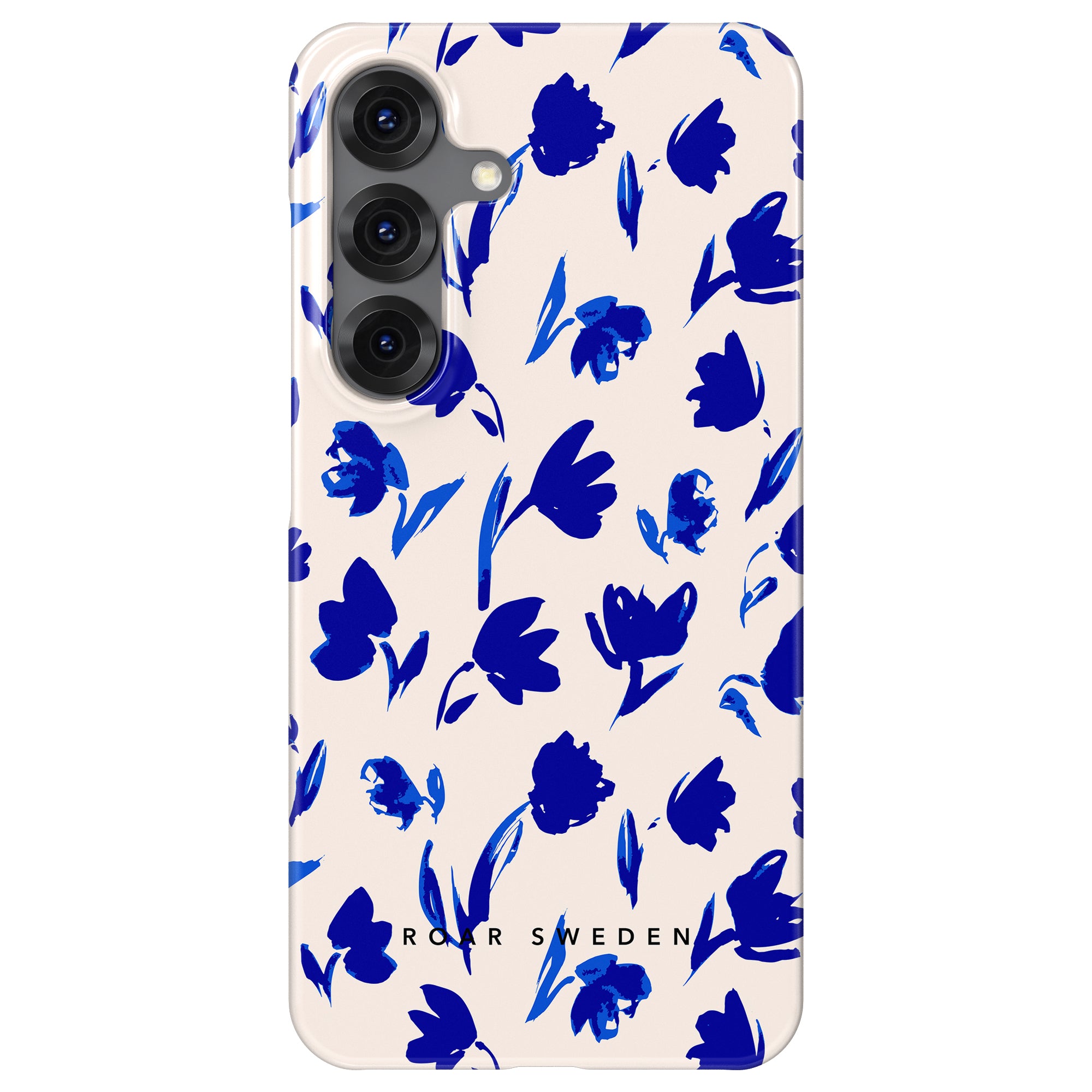 Slim mobilskal – Blue Flowers