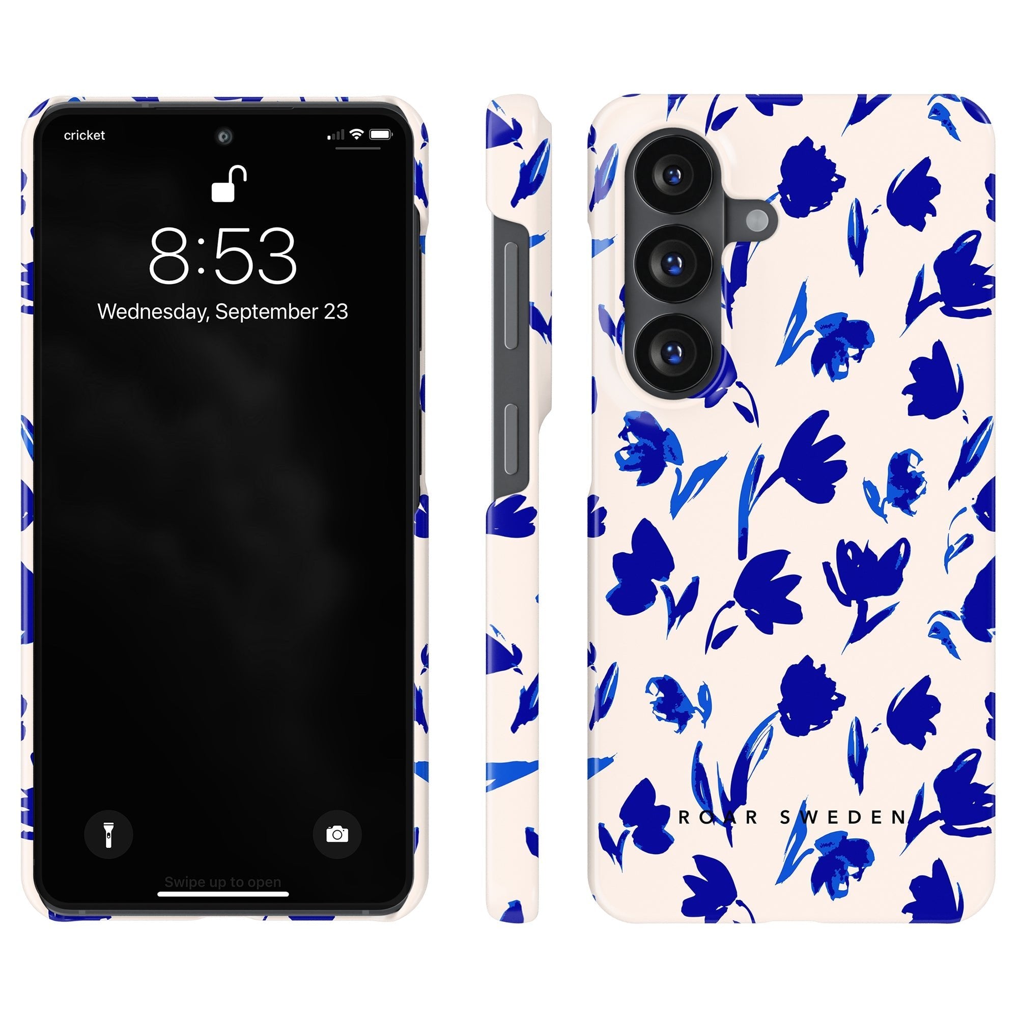 Blue Flowers - Slim case - Roar Sweden