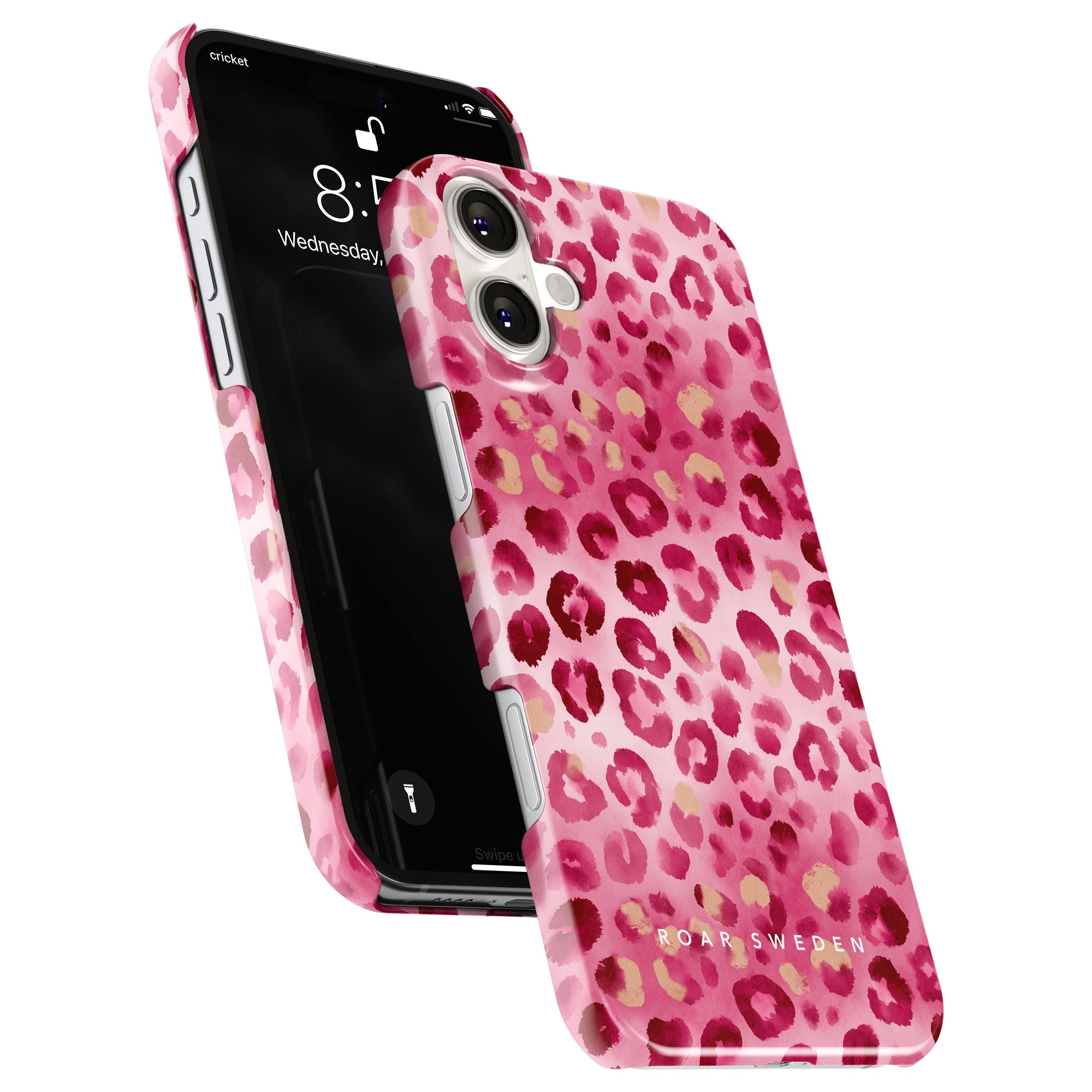 Slim mobilskal – Blush Leopard
