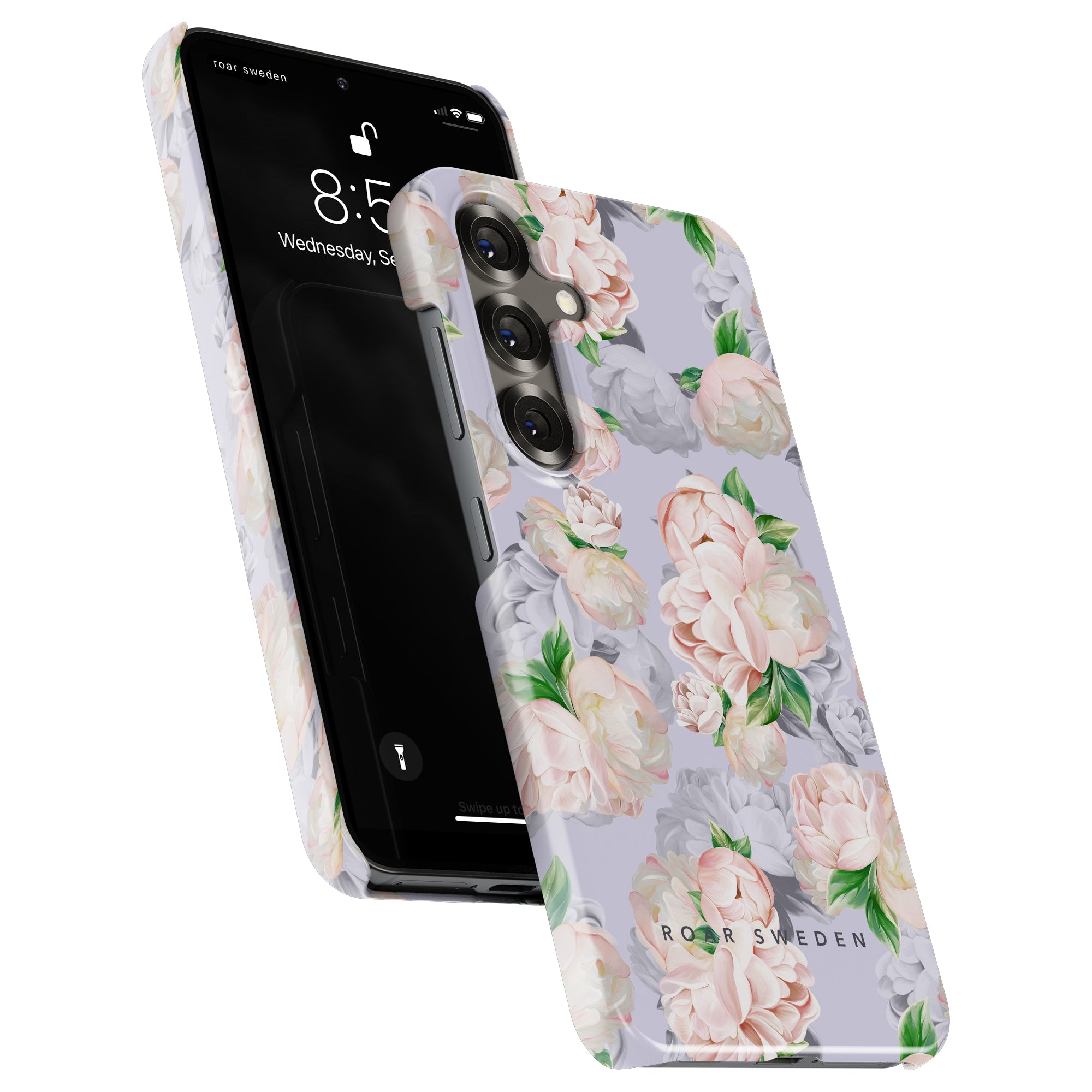 Slim mobilskal – Bright Peonies