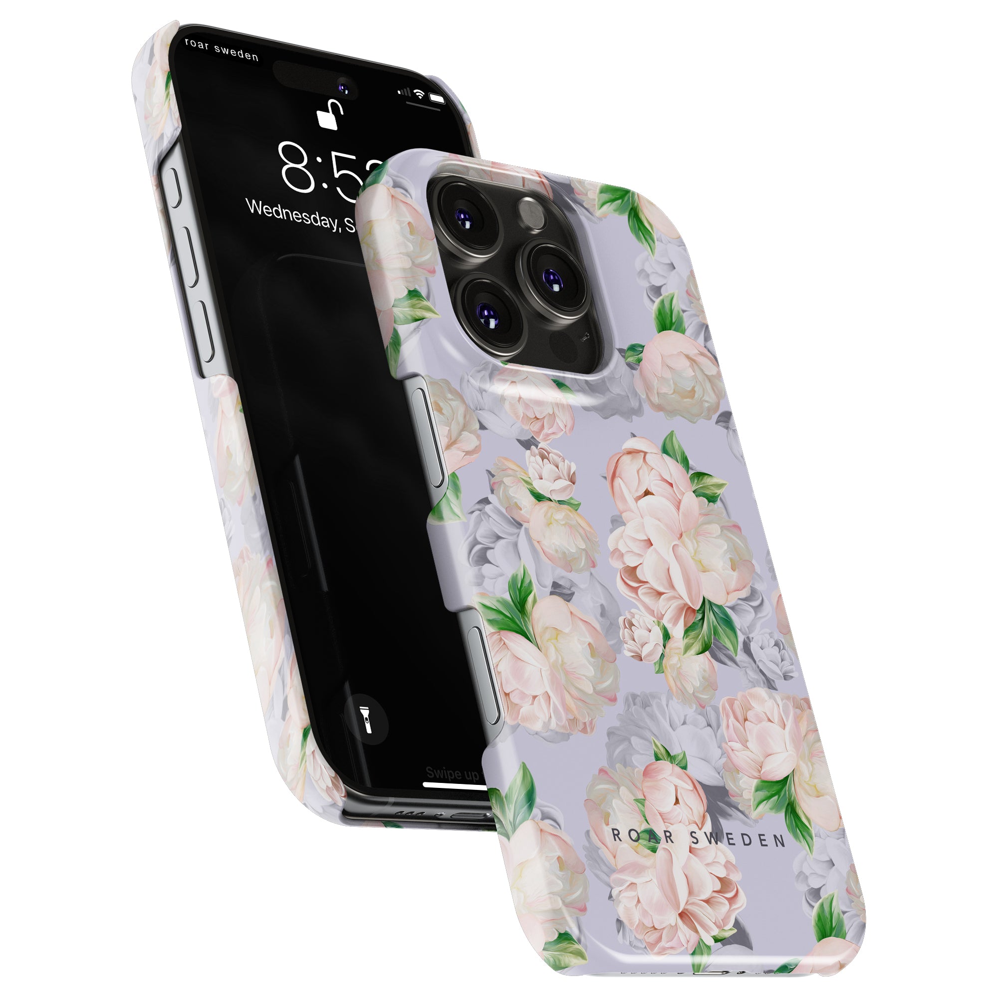 Slim mobilskal – Bright Peonies