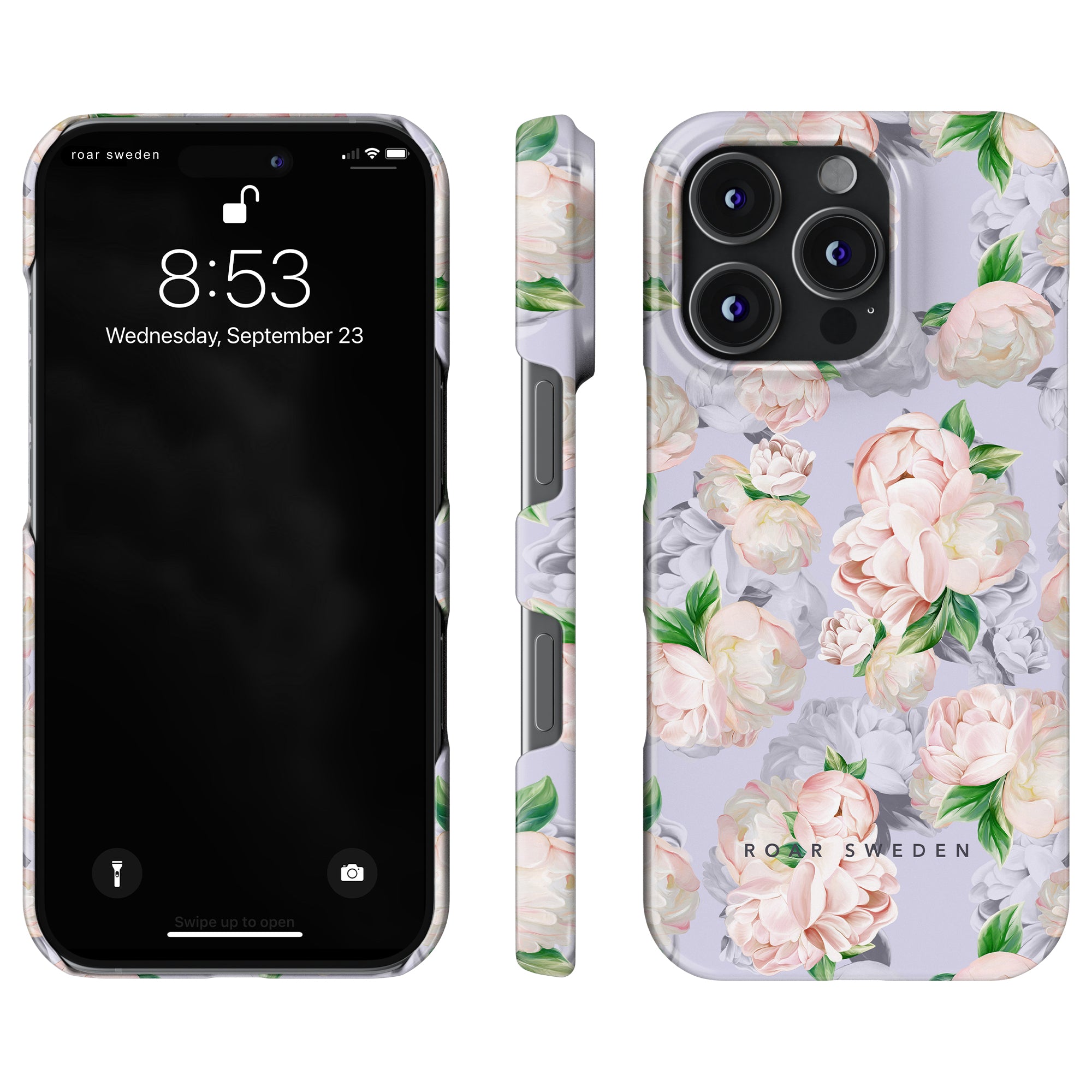 Bright Peonies - Slim case - Roar Sweden