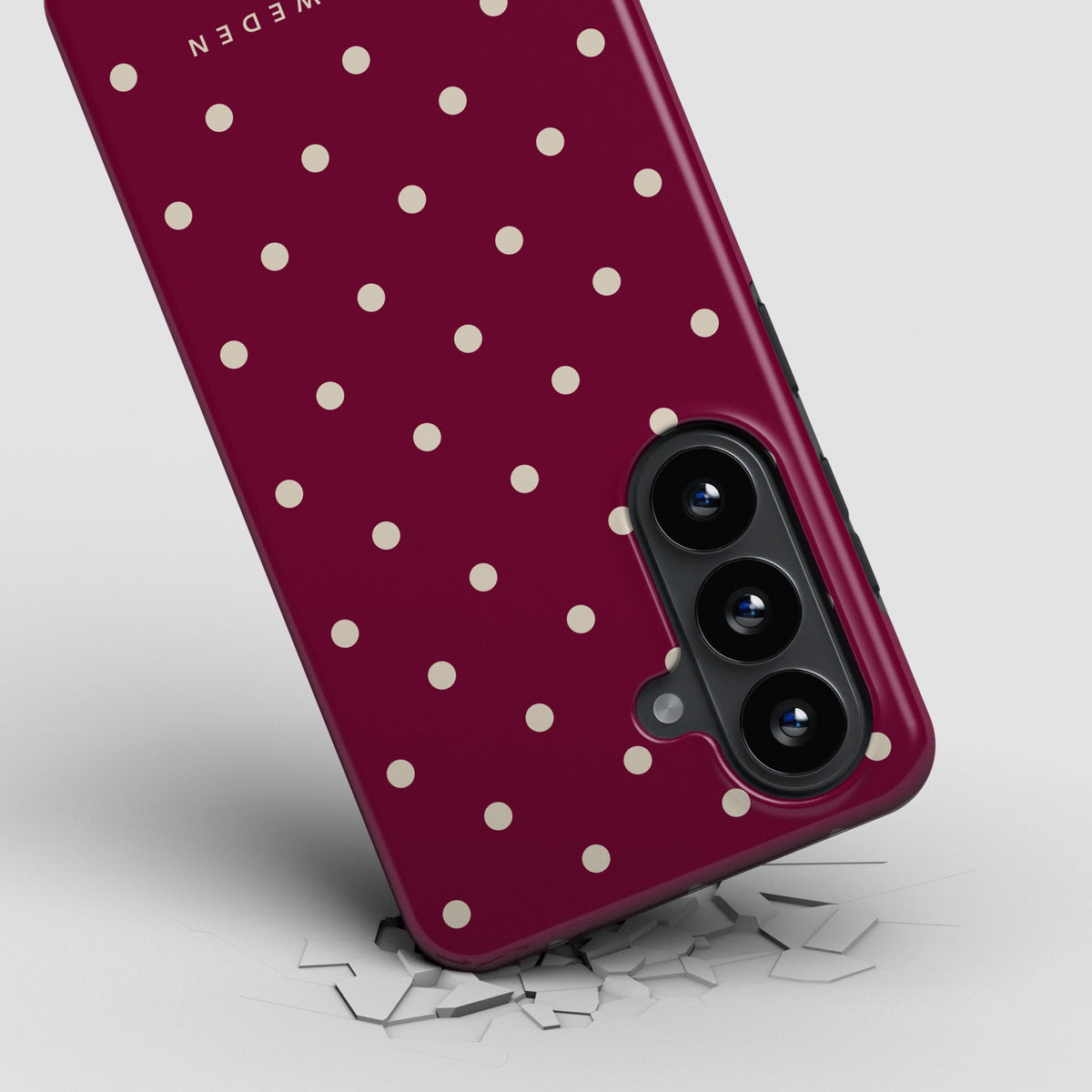 Burgundy Dots - Tough Case