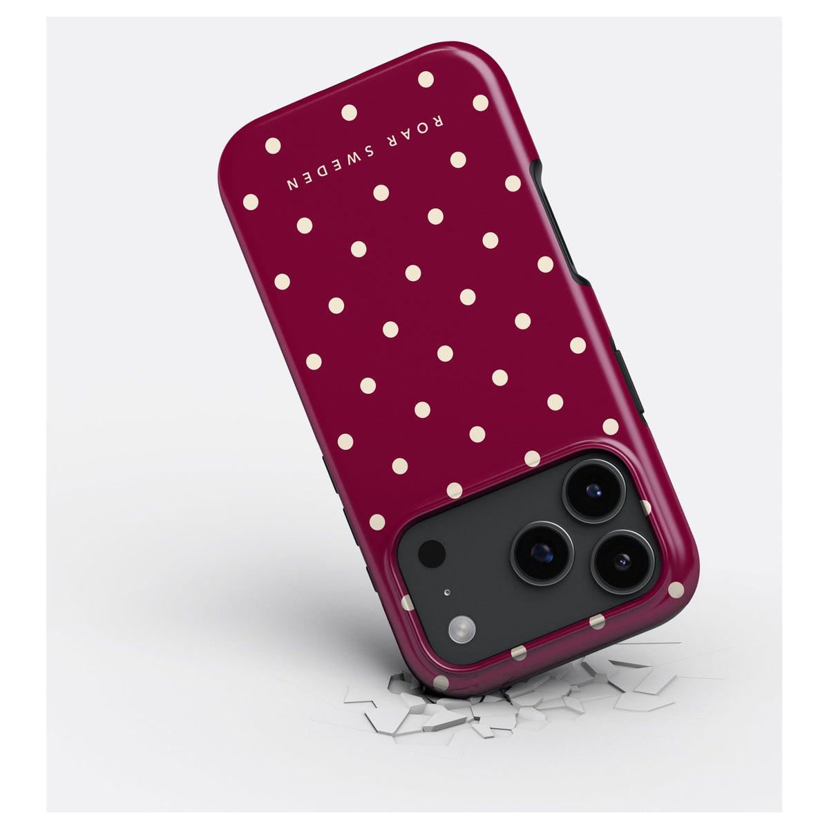 Burgundy Dots - Magsafe Tough Case