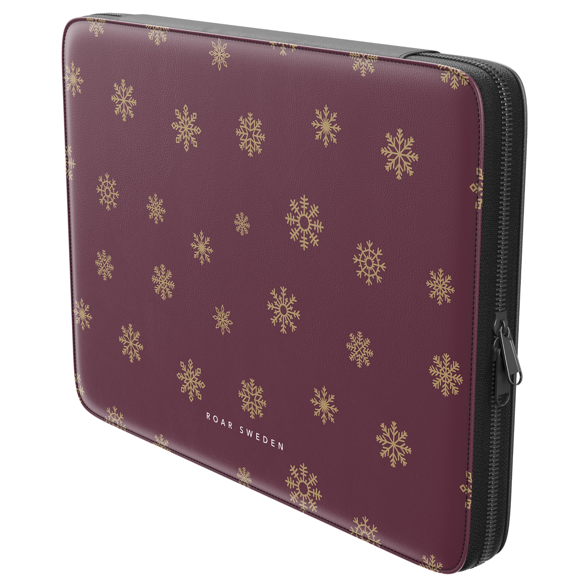 Burgundy Snowflake - Laptopfodral - Roar Sweden