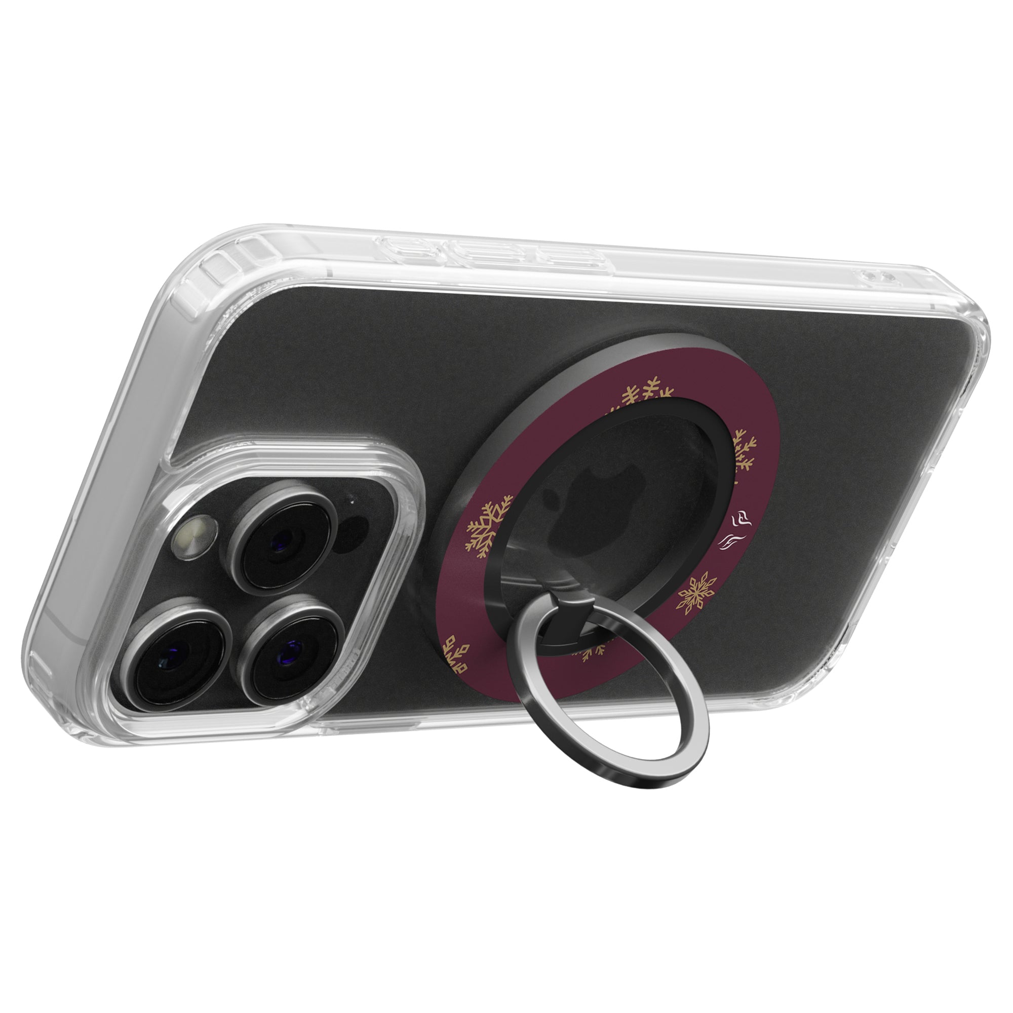 Burgundy Snowflake - Mobilring - Roar Sweden