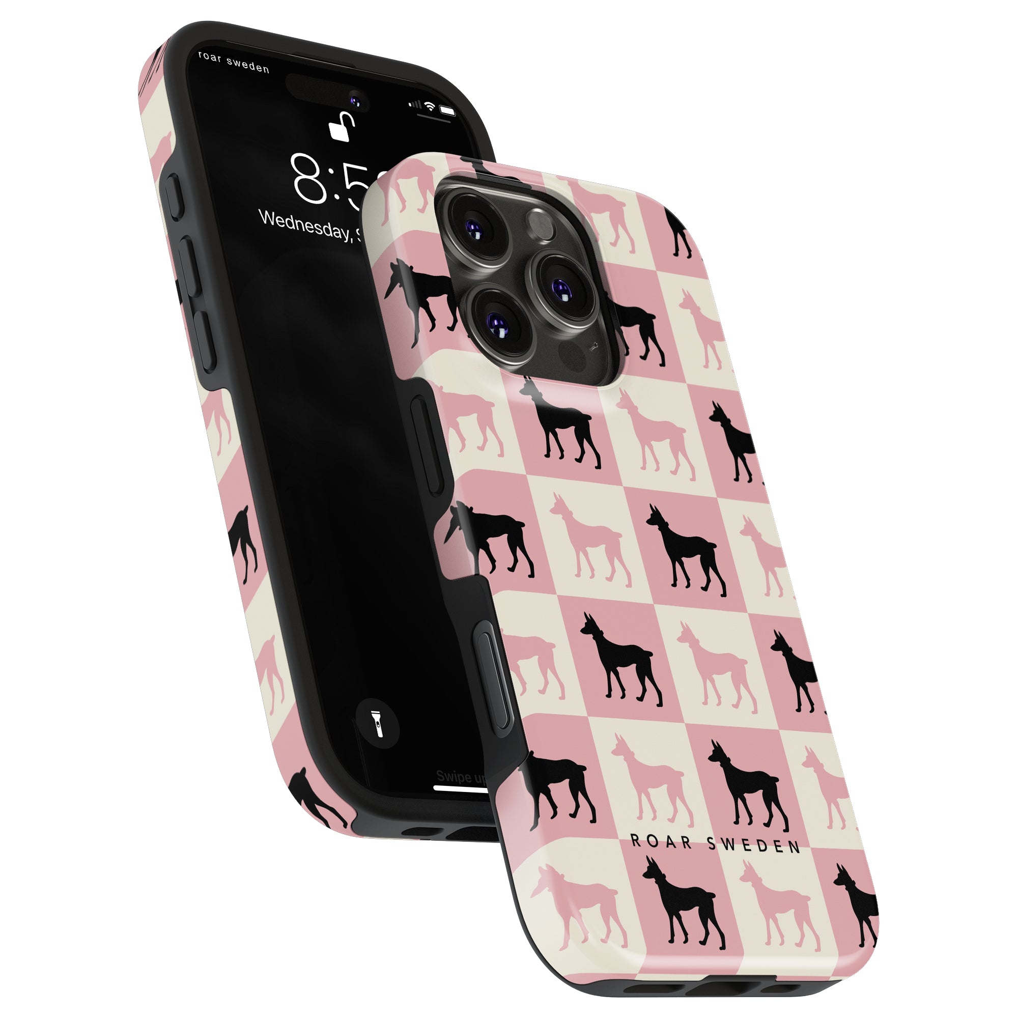 Chequer Doberman - Tough Case - Roar Sweden