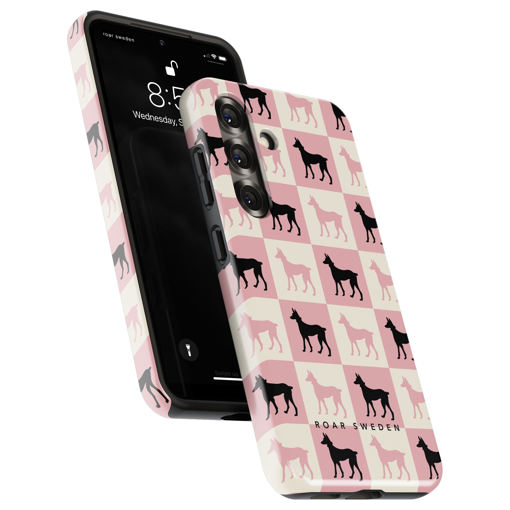 Chequer Doberman - Tough Case - Roar Sweden