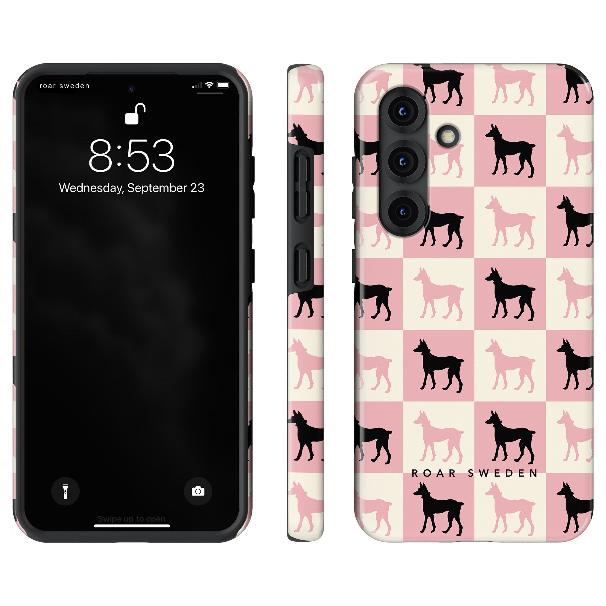 Chequer Doberman - Tough Case - Roar Sweden