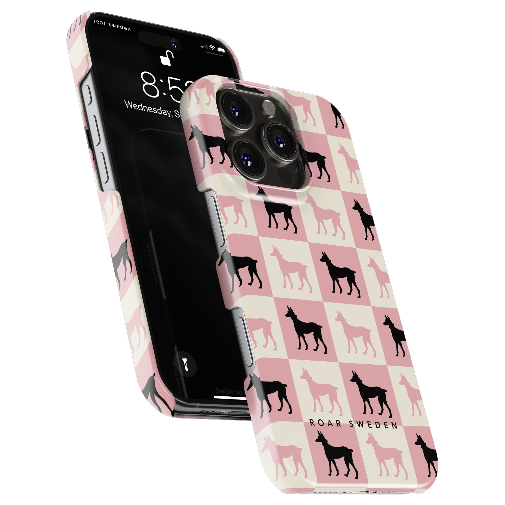 Chequer Doberman - Slim case - Roar Sweden