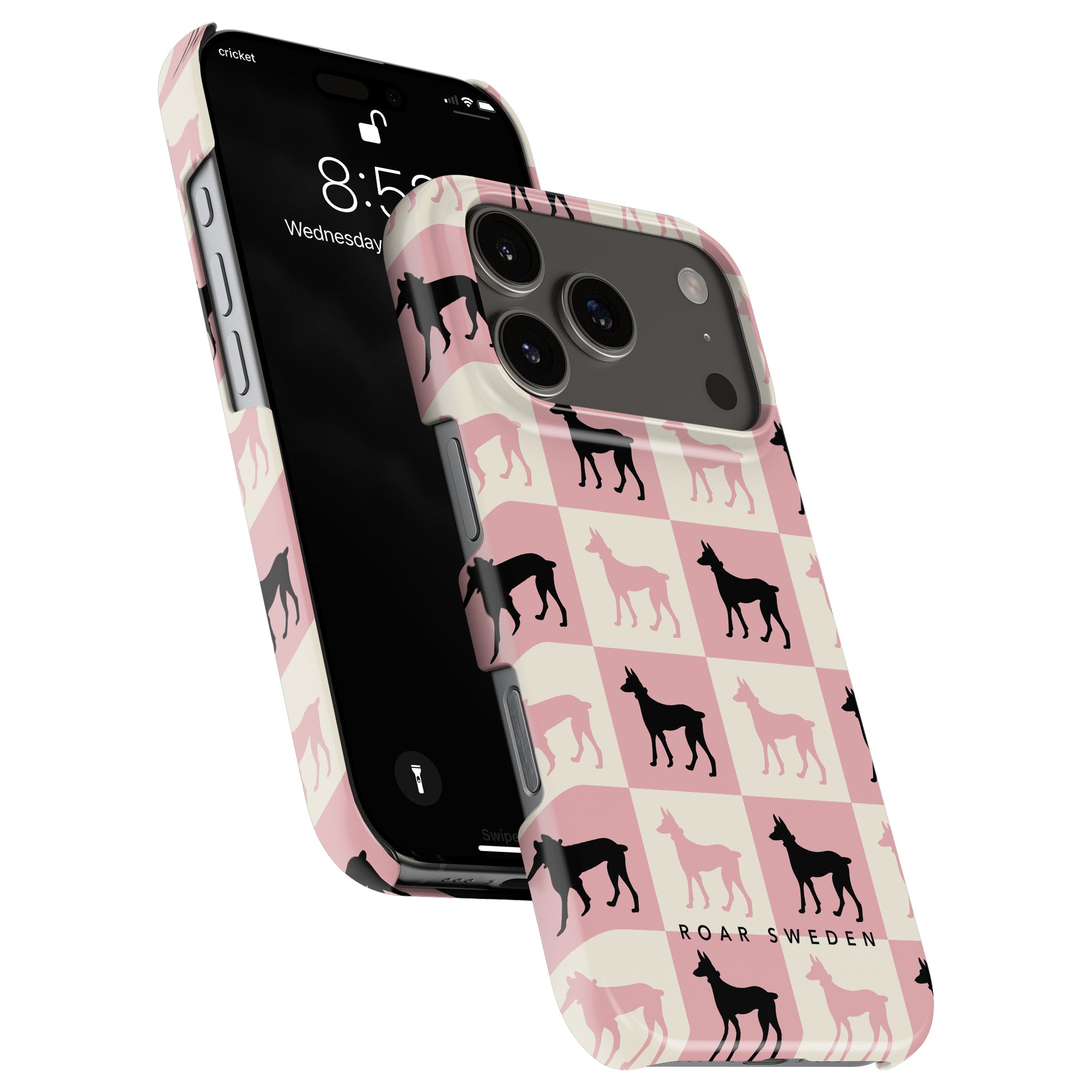 Chequer Doberman - Slim case - Roar Sweden