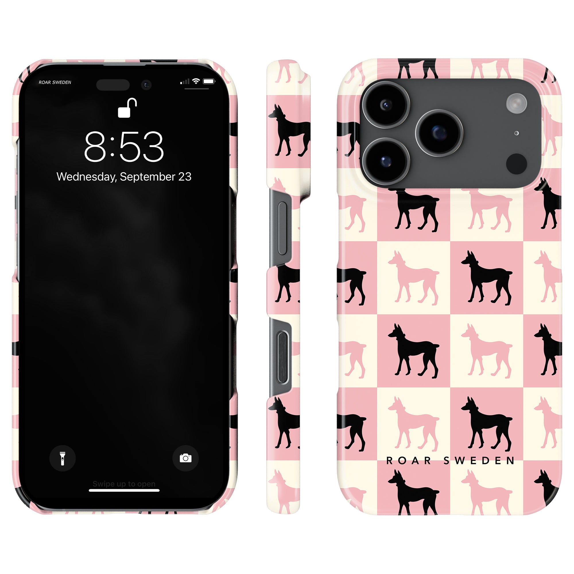 Chequer Doberman - Slim case - Roar Sweden
