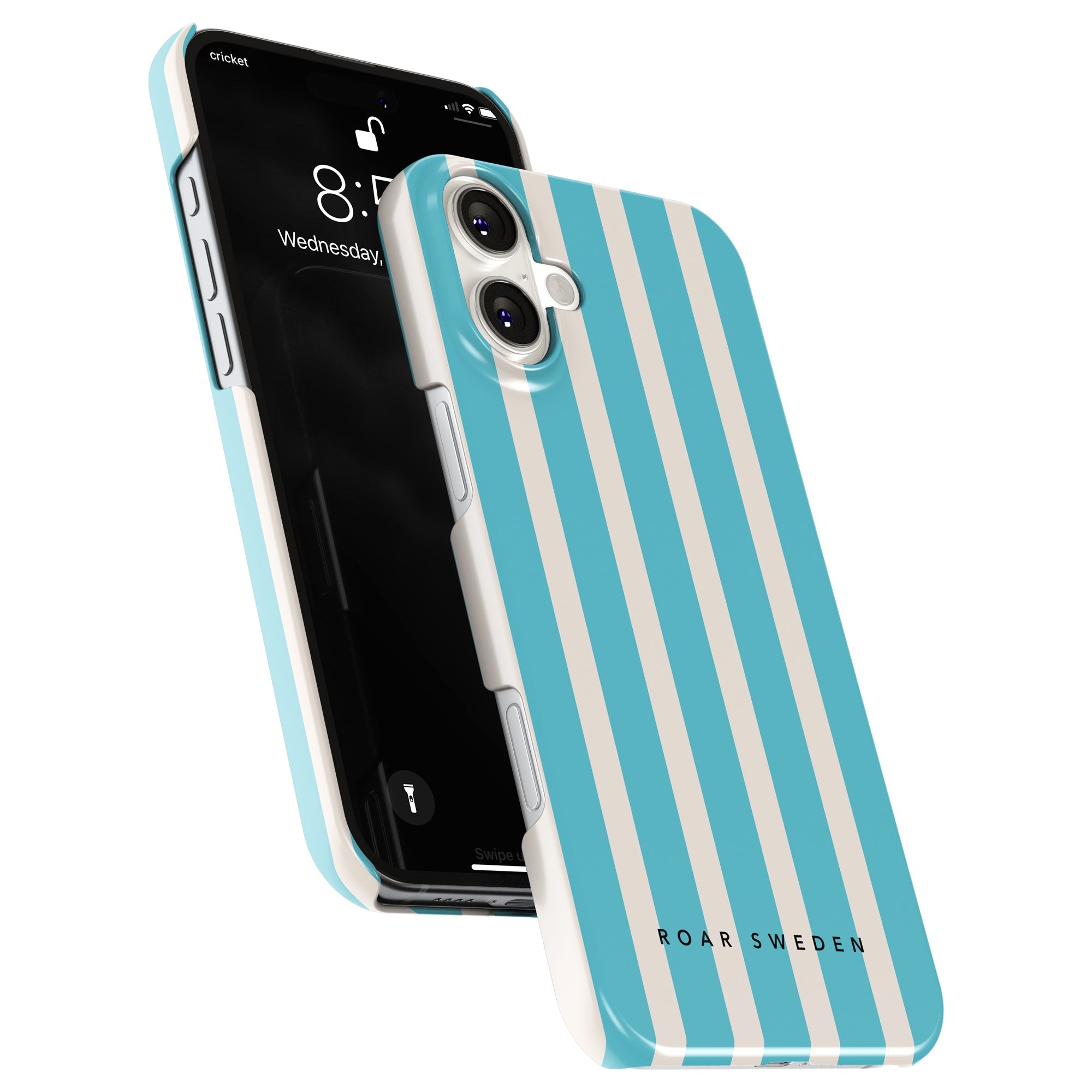 Slim mobilskal – Coastal Stripes