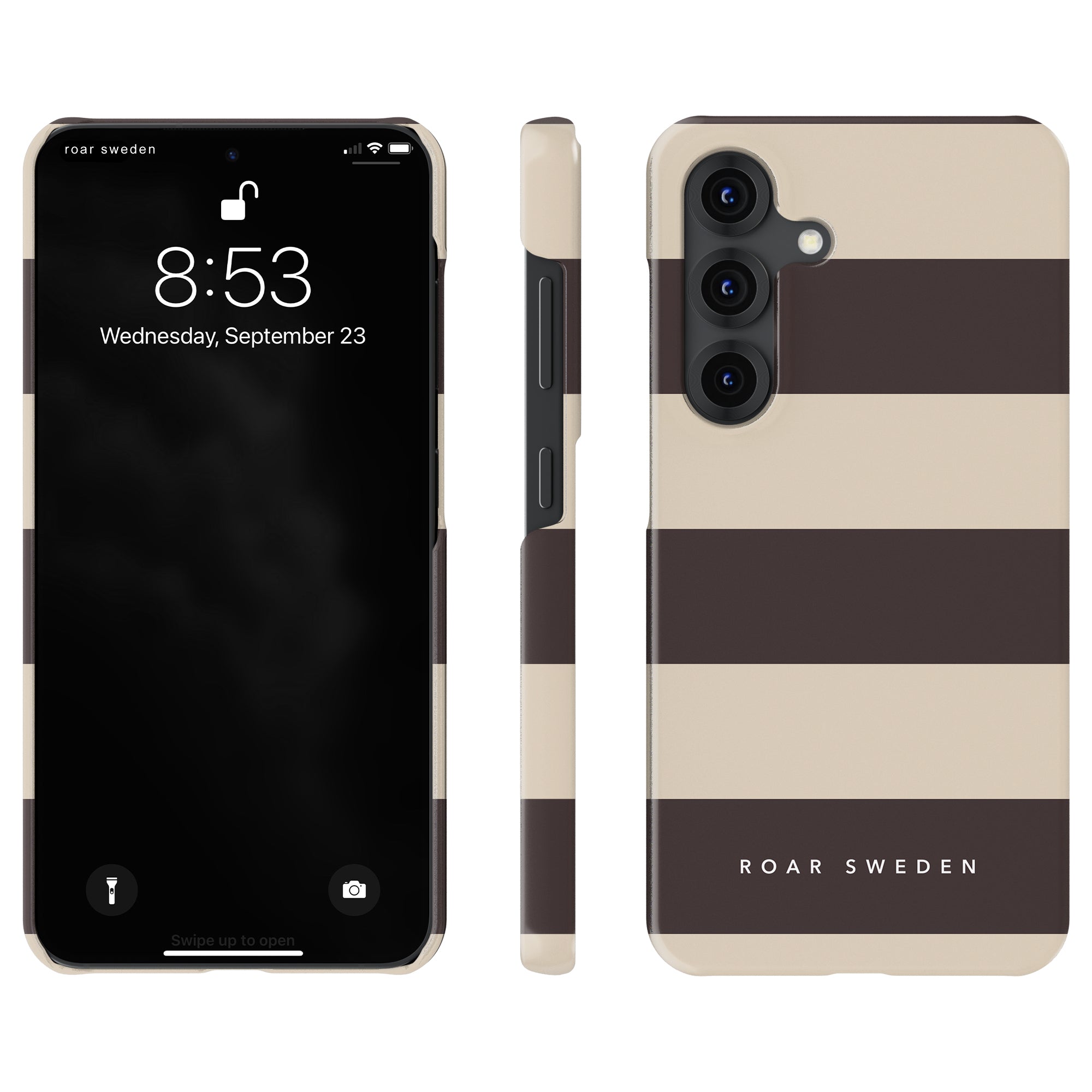 Cocoa Stripes - Slim case - Roar Sweden