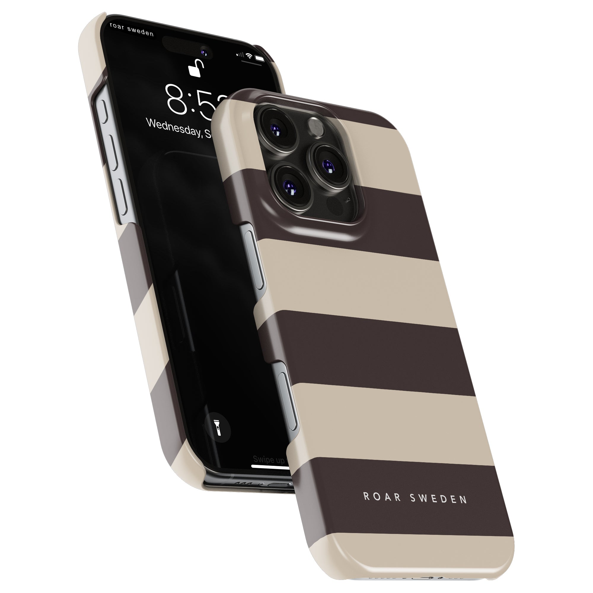 Cocoa Stripes - Slim case - Roar Sweden