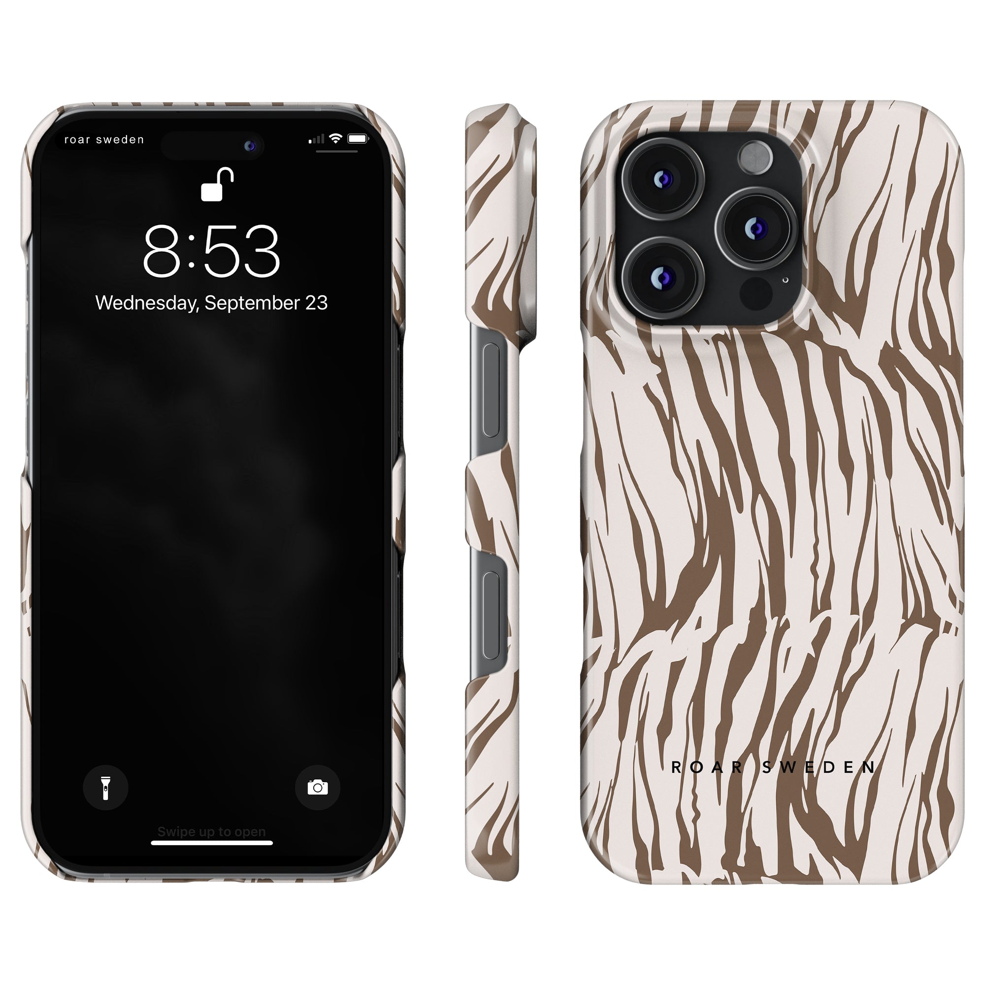 Creamy Stripes - Slim case - Roar Sweden