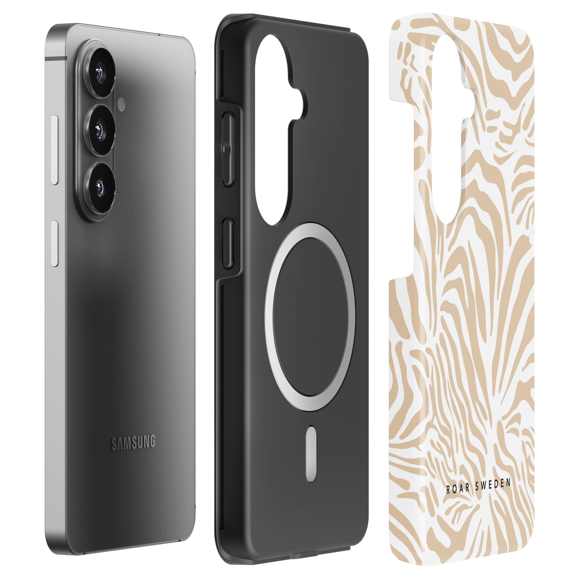 Creamy Zebra - Magnetic Tough Phone Case