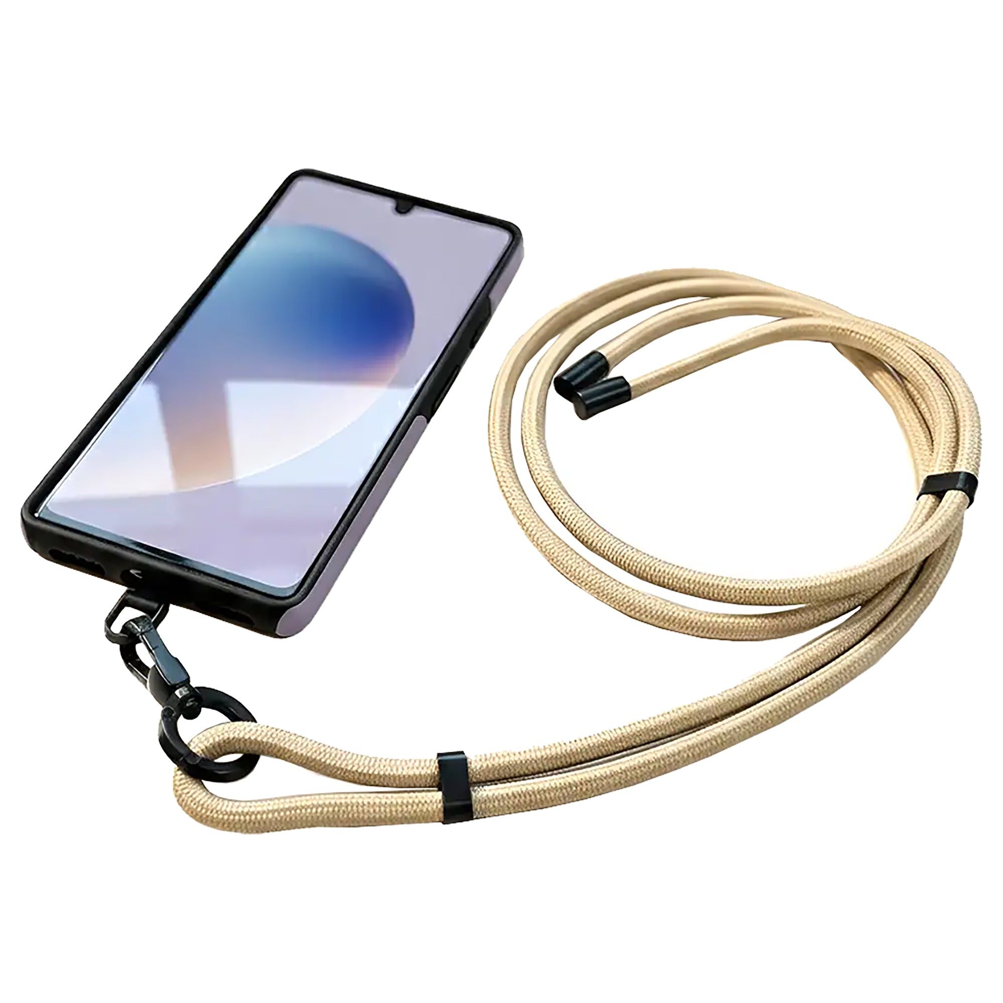 Halsrem till mobilskal – Beige - Roar Sweden
