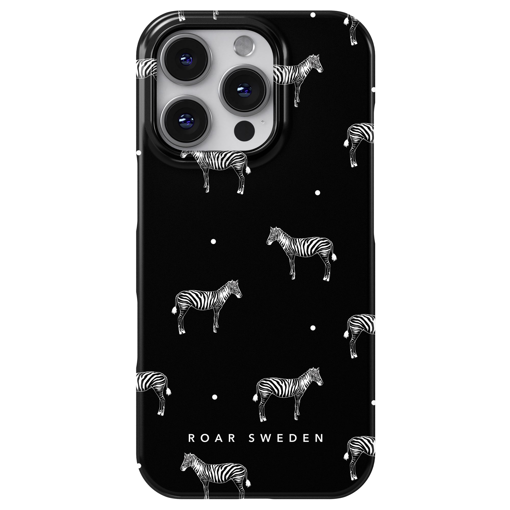 Slim mobilskal – Dotted Zebra