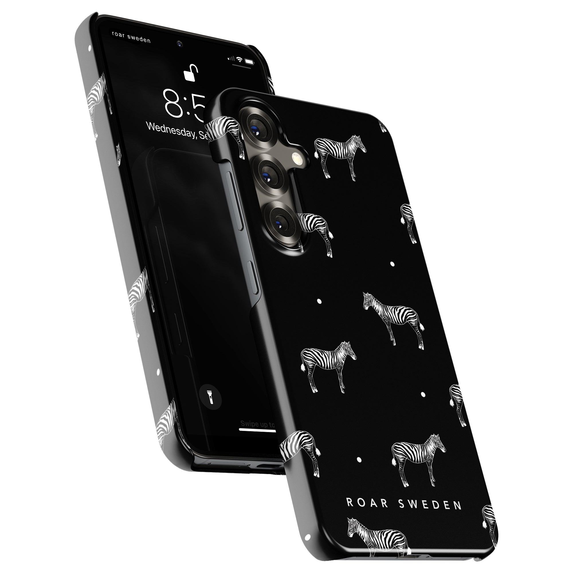 Slim mobilskal – Dotted Zebra