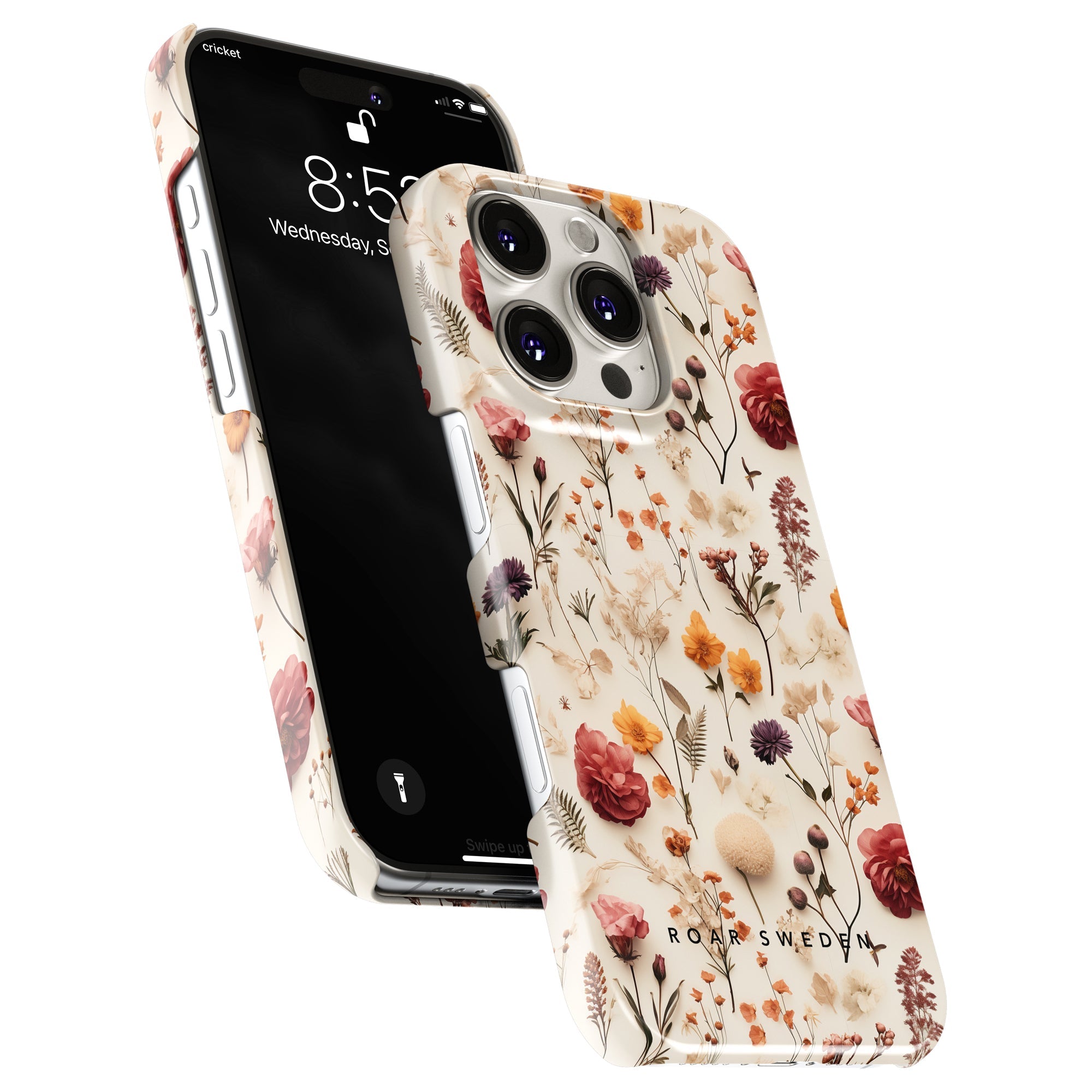 Slim mobilskal – Dried Flowers