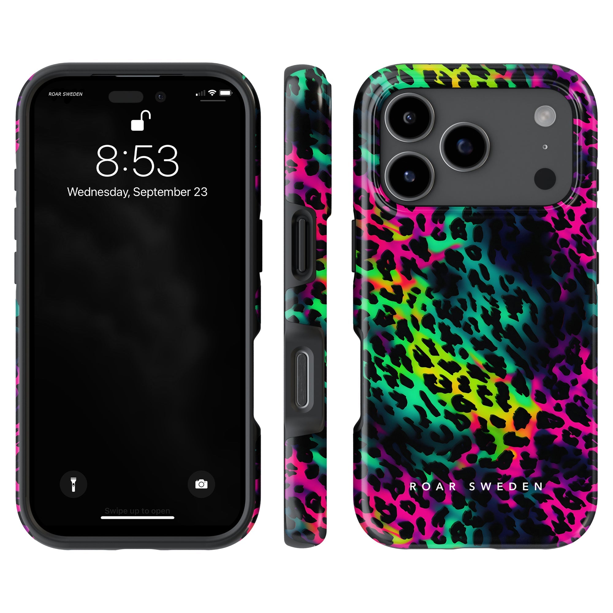 Tough mobilskal – Electric Leopard
