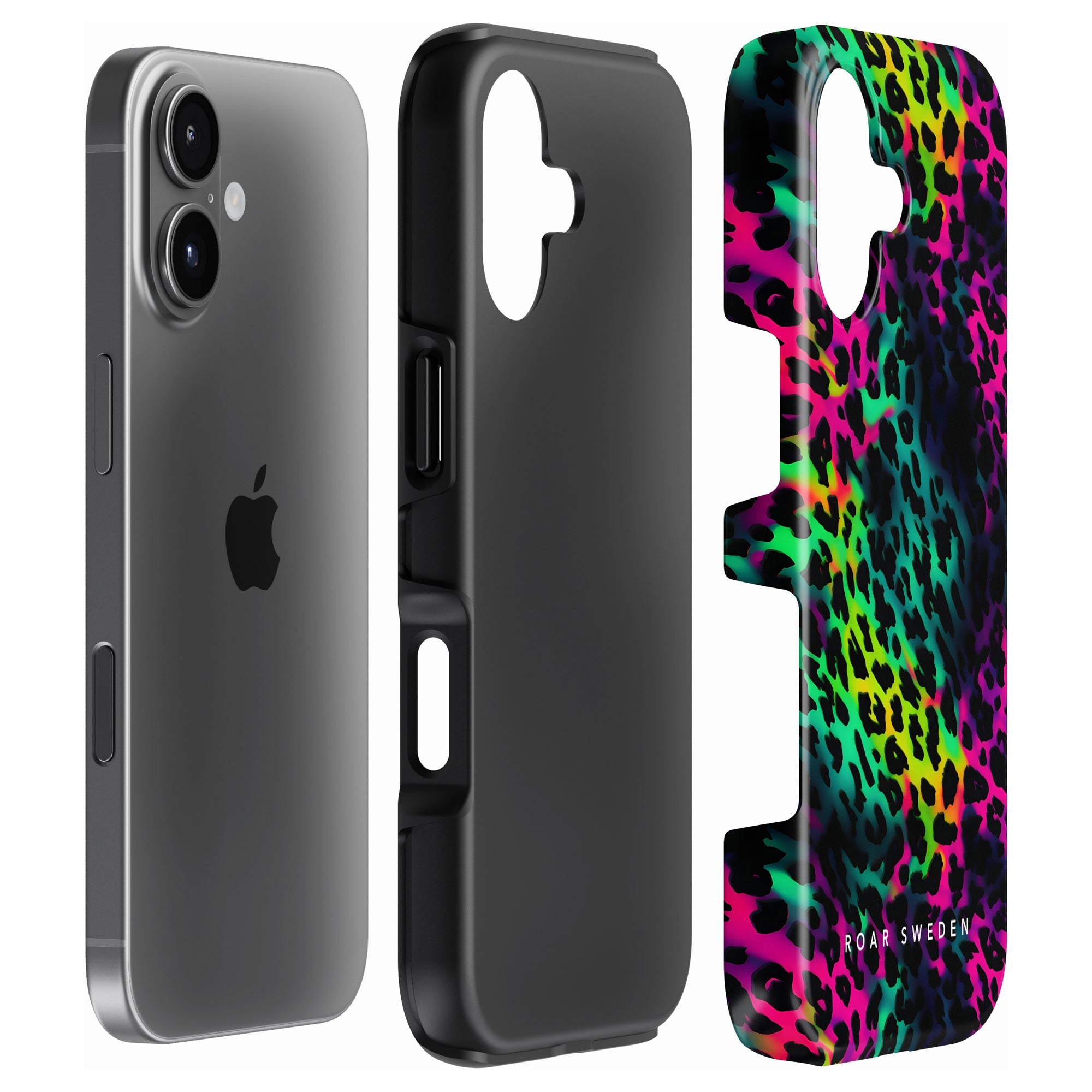 Tough mobilskal – Electric Leopard