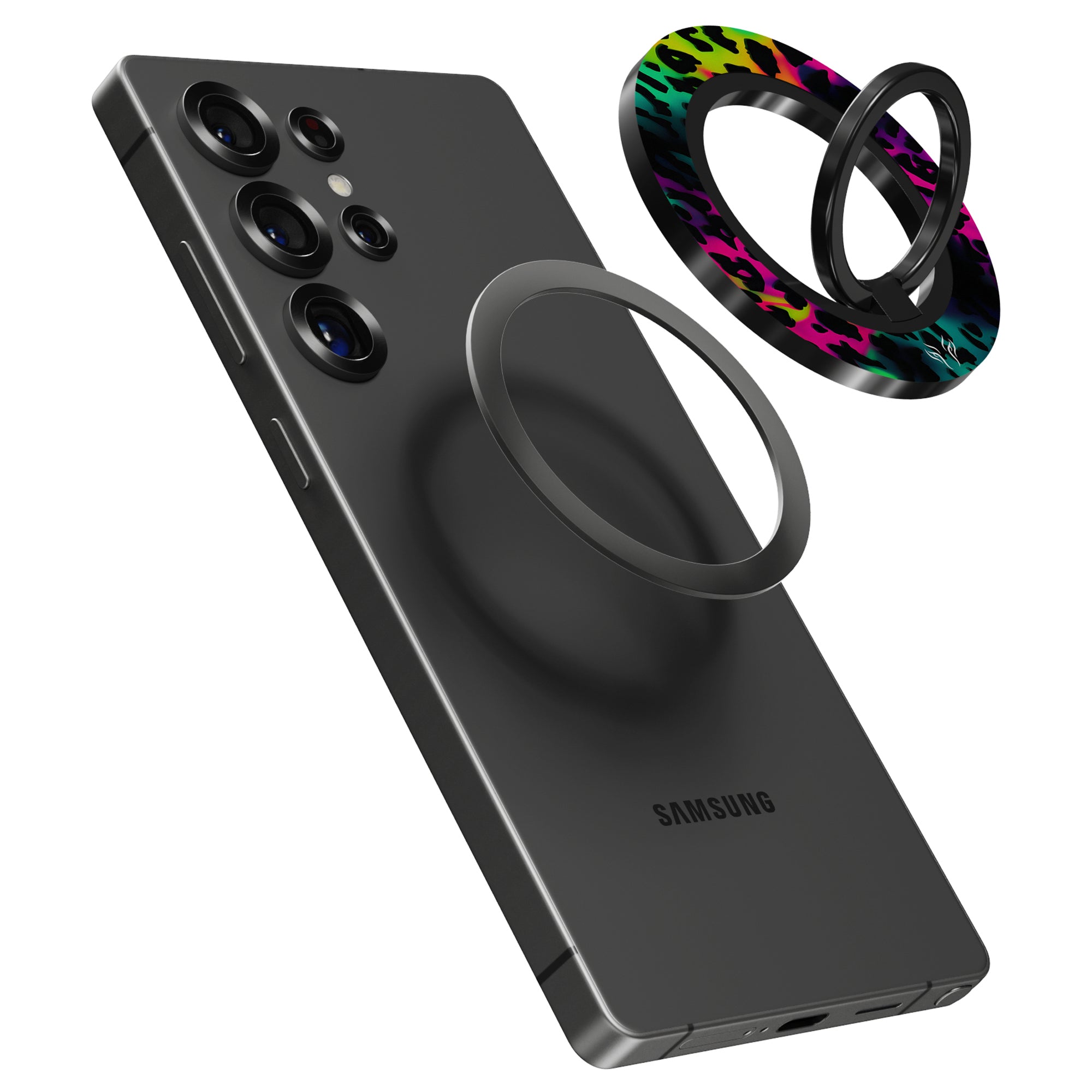 Electric Leopard - Mobile Ring Holder