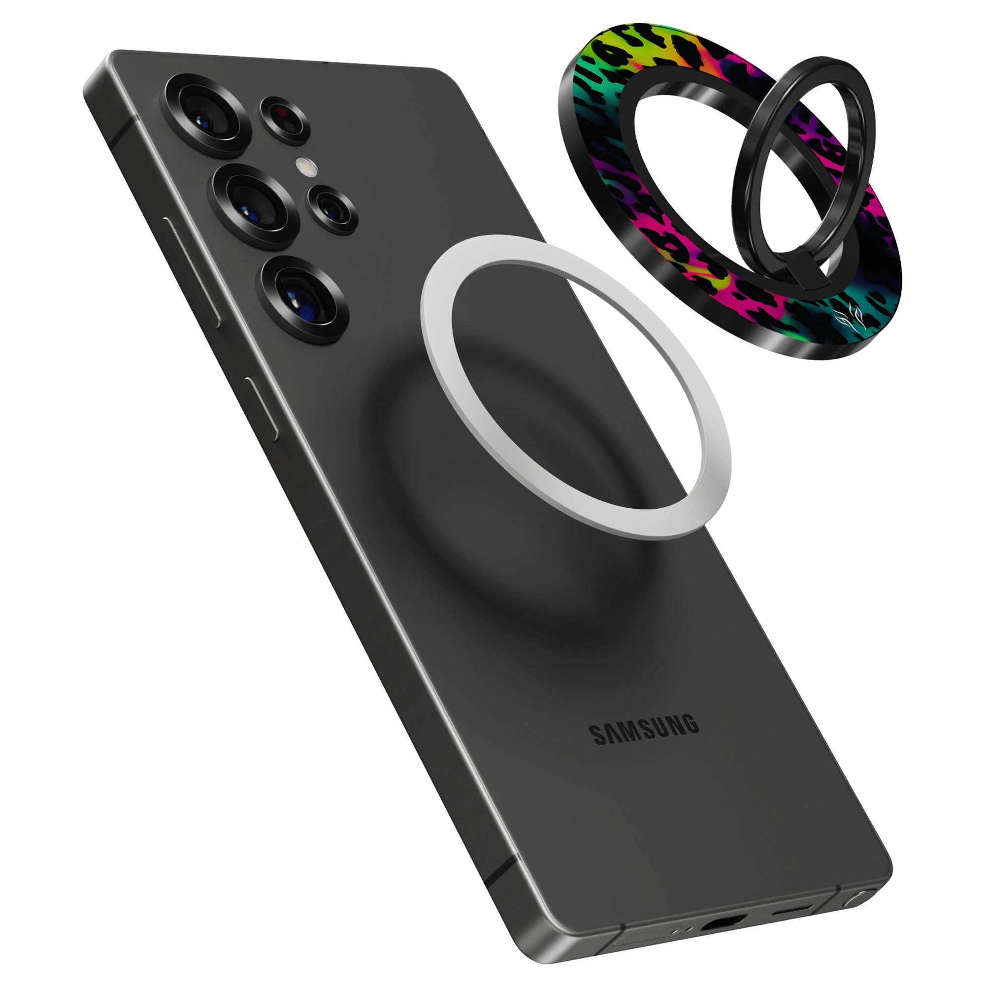 Electric Leopard - Mobile Ring Holder