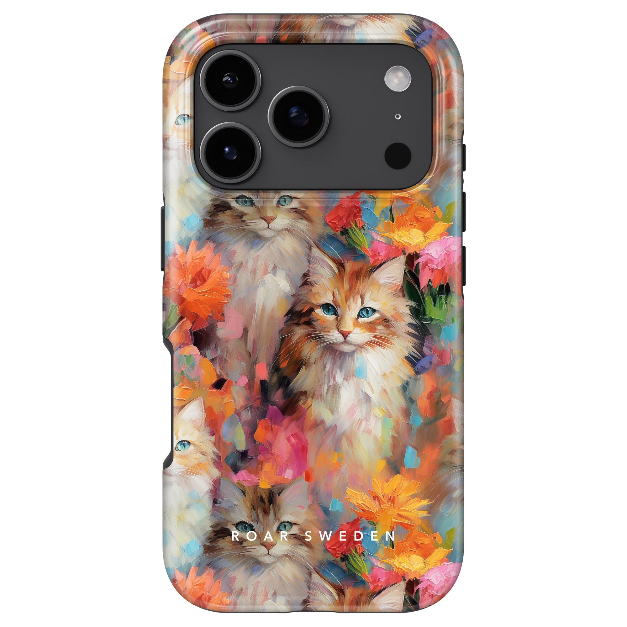 Kitty MagSafe mobilskal – Flower Kitty