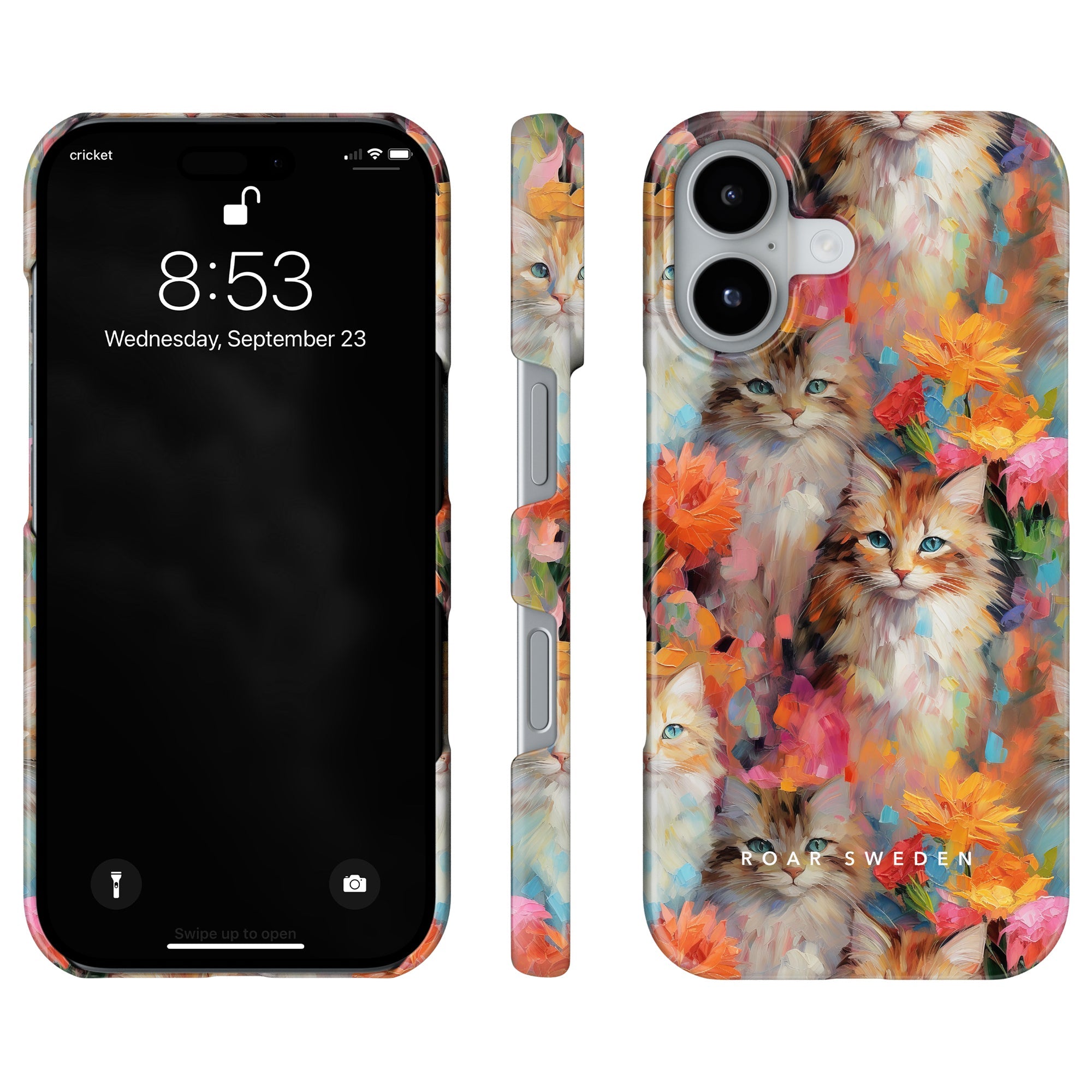 Kitty Slim mobilskal – Flower Kitty
