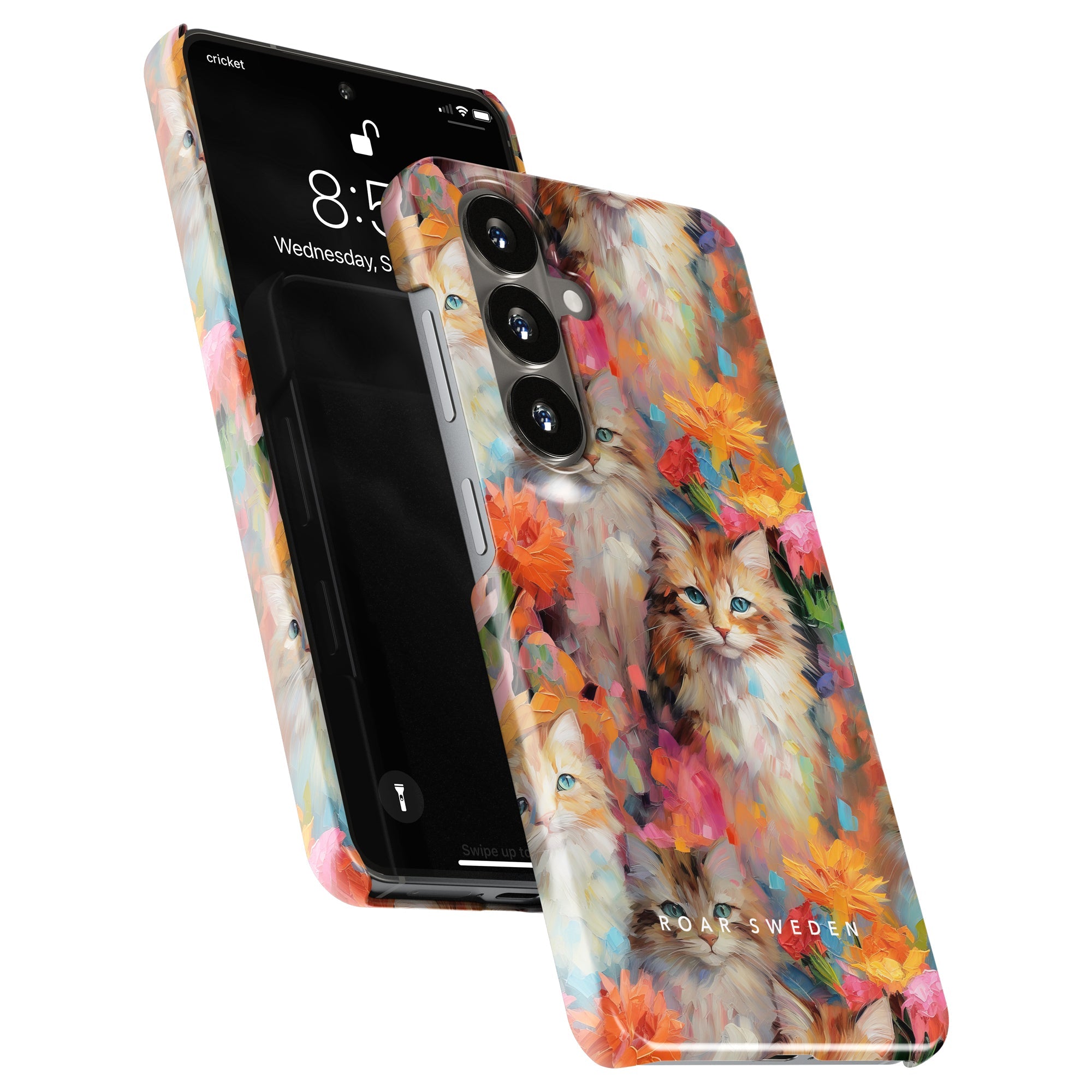 Flower Kitty - Slim case - Roar Sweden