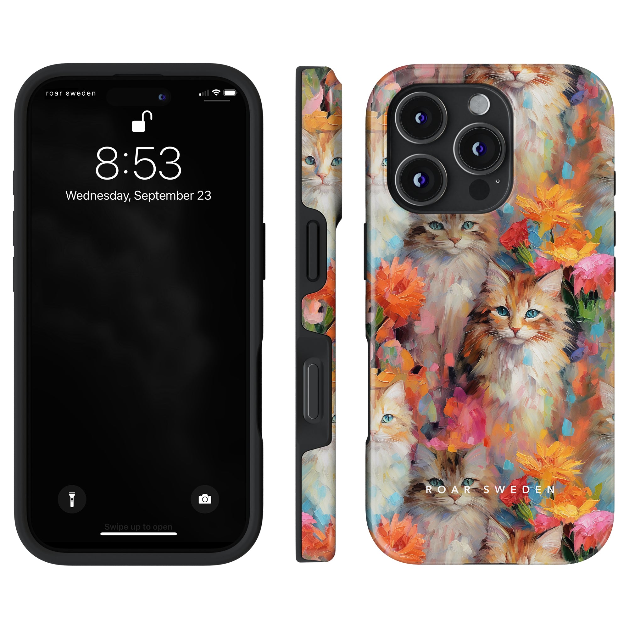 Kitty Tough mobilskal – Flower Kitty