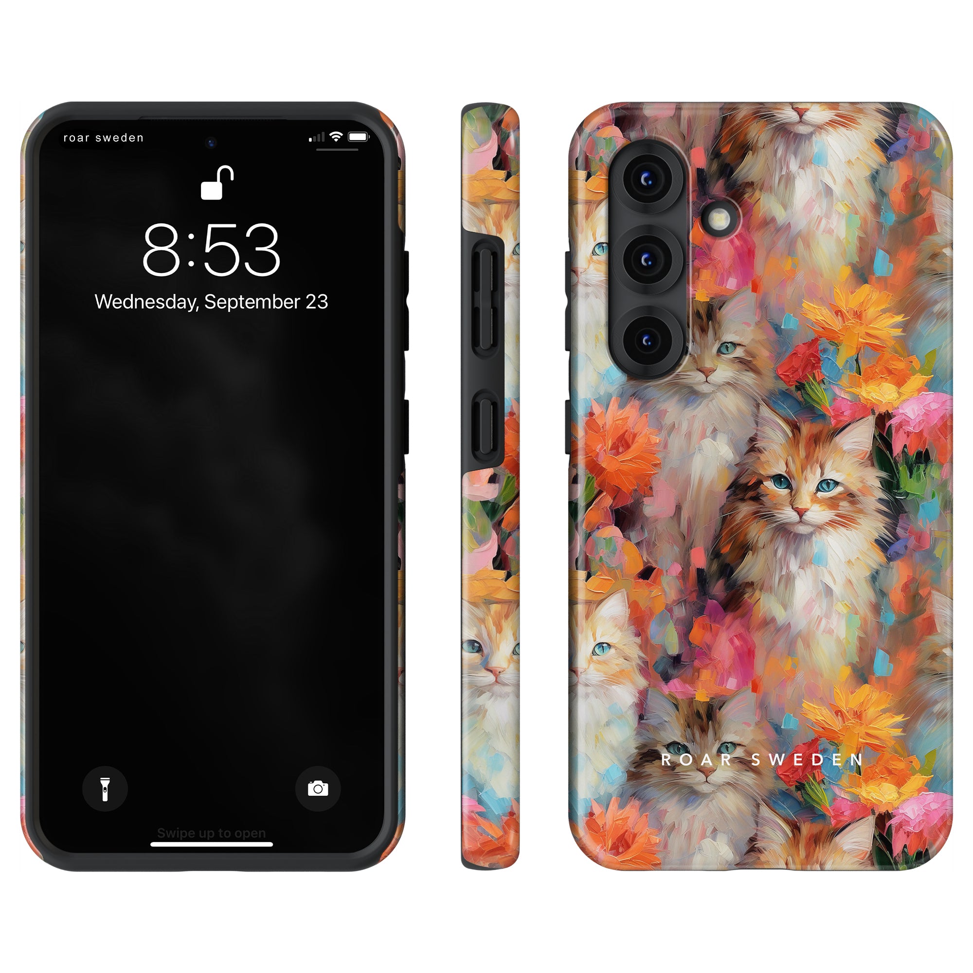 Kitty Tough mobilskal – Flower Kitty